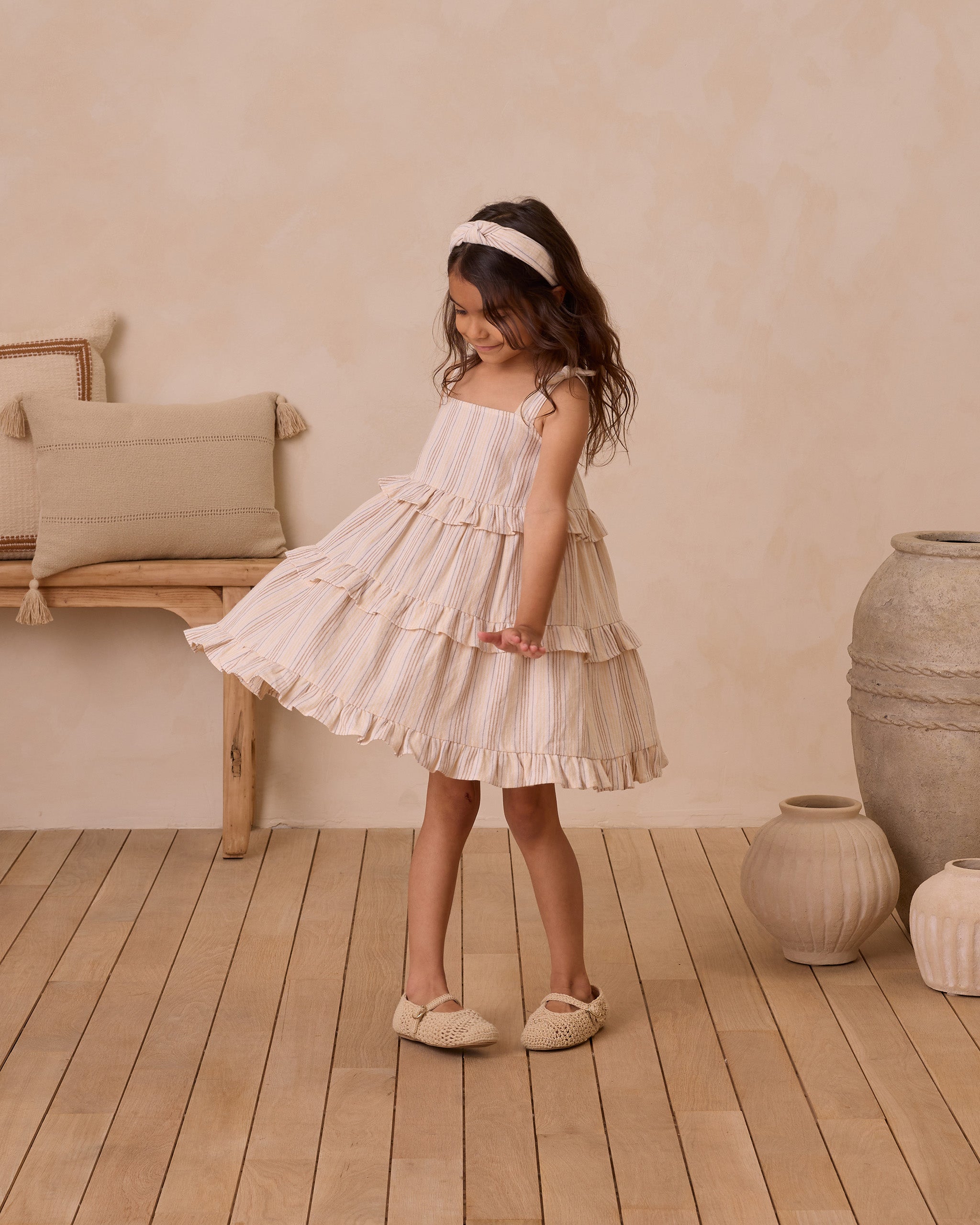 Rylee + Cru Knotted Headband - Summer Stripe