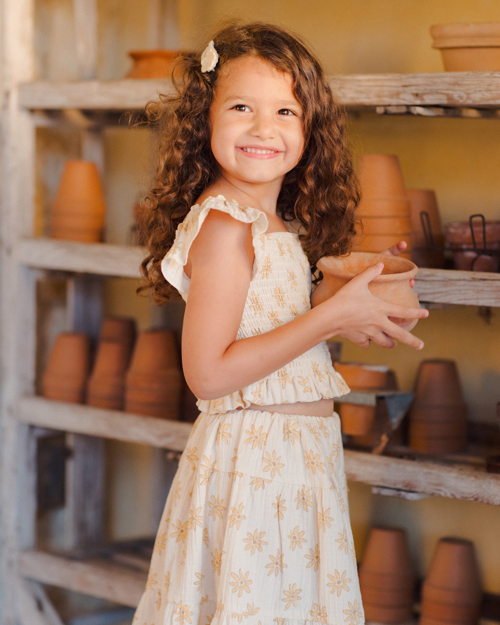 Rylee + Cru Zayla Top - Daisies