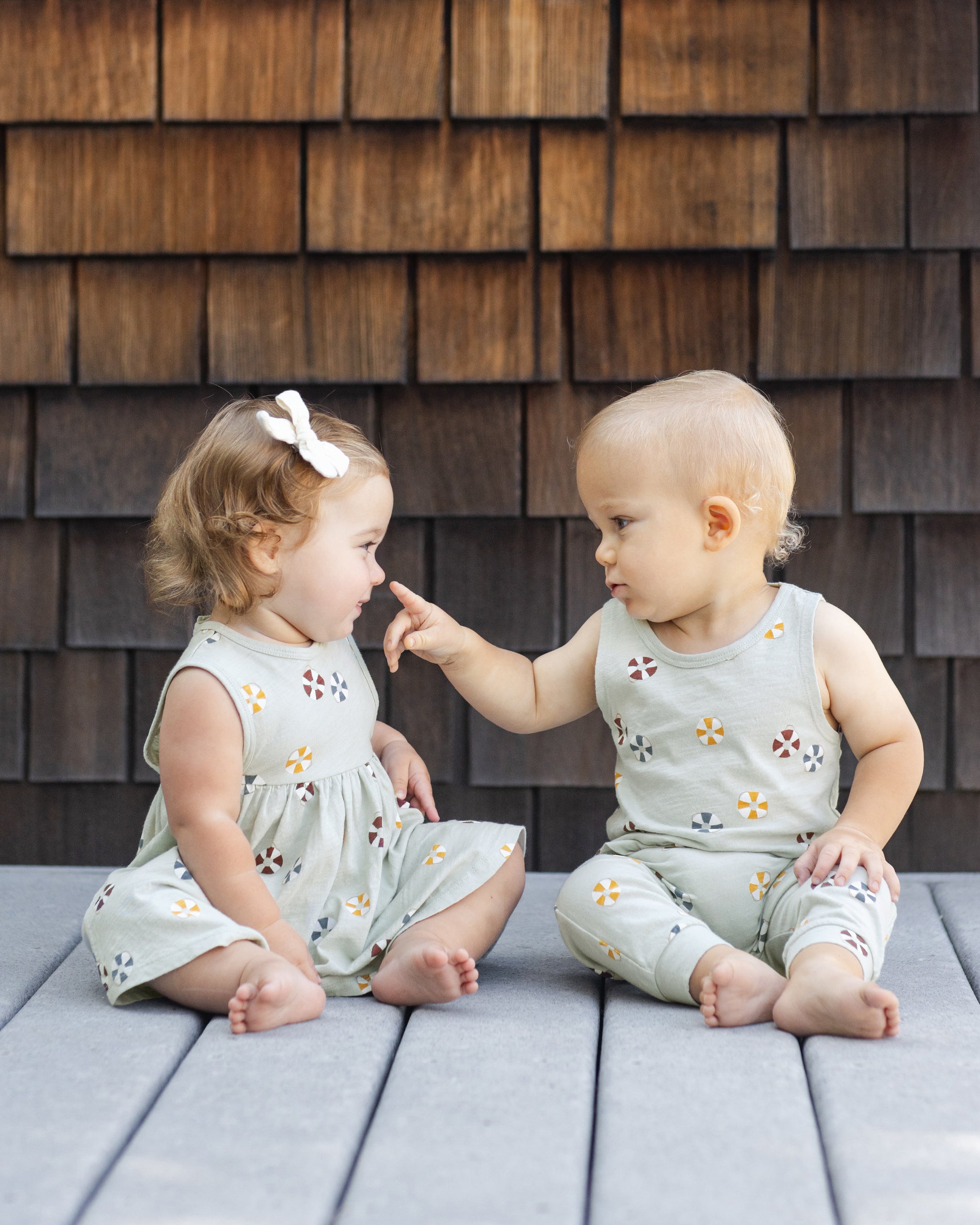 Rylee + Cru Tank + Slouch Pant Set - Floatie