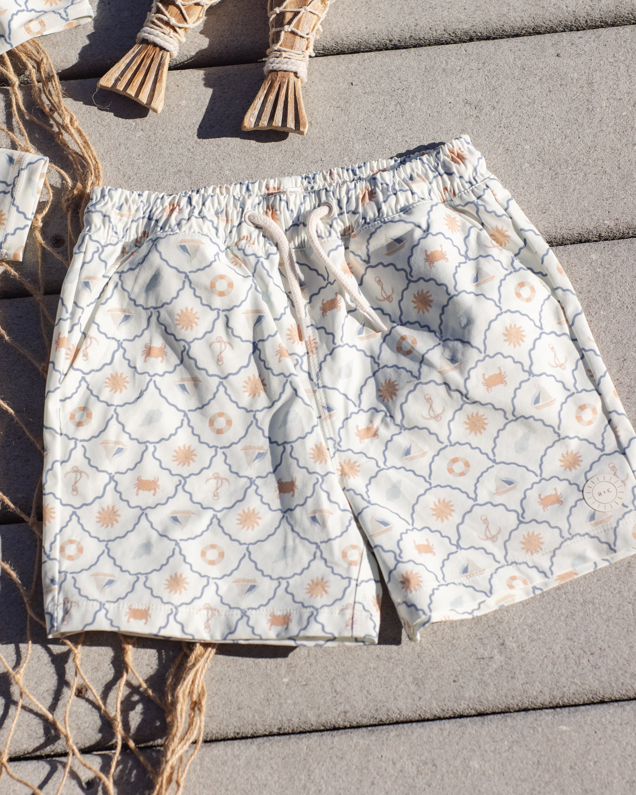 Rylee + Cru Boardshort - Nautical