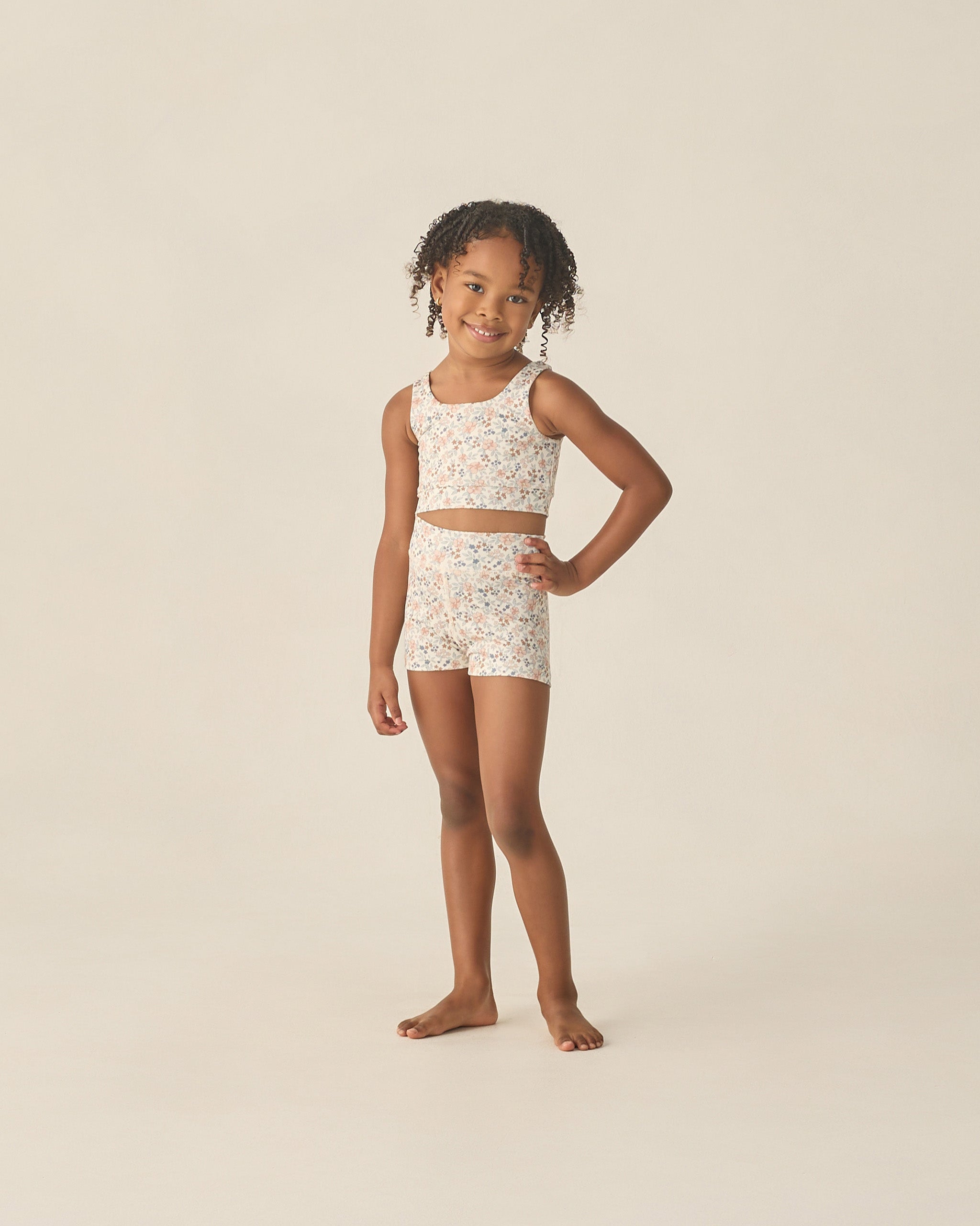 Rylee + Cru Play X Play Swift Sports Bra - Flower Field