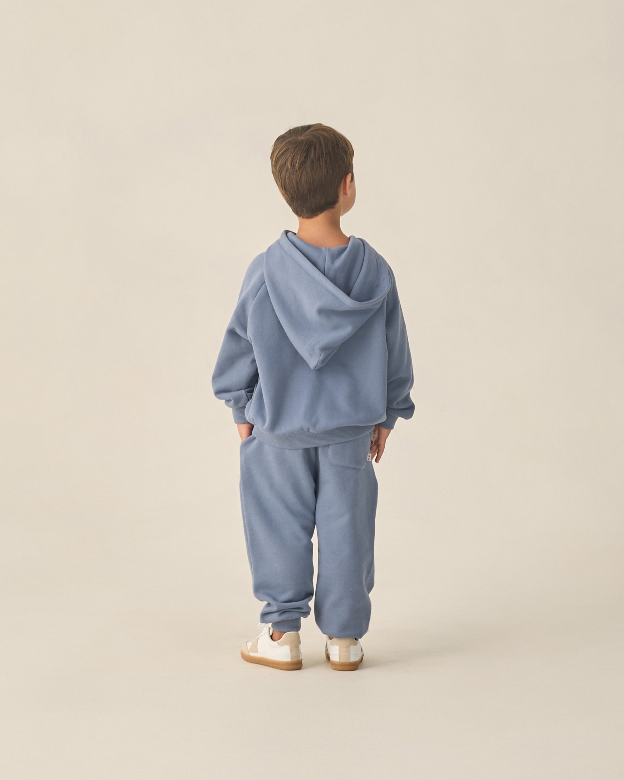 Rylee + Cru Play X Play Zip Raglan Hoodie - Marine