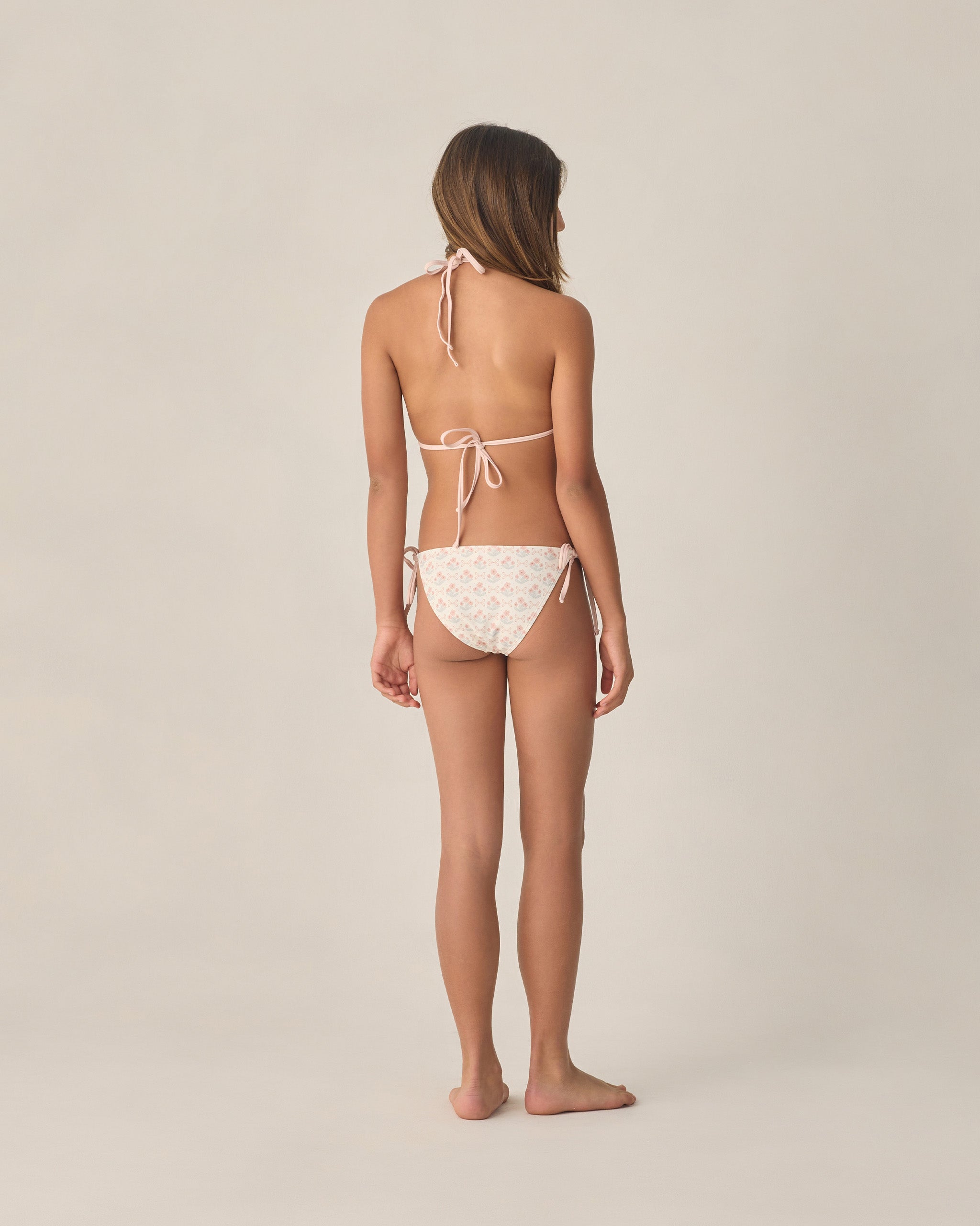 Rylee + Cru Teen Triangle Bikini Set - Blossom