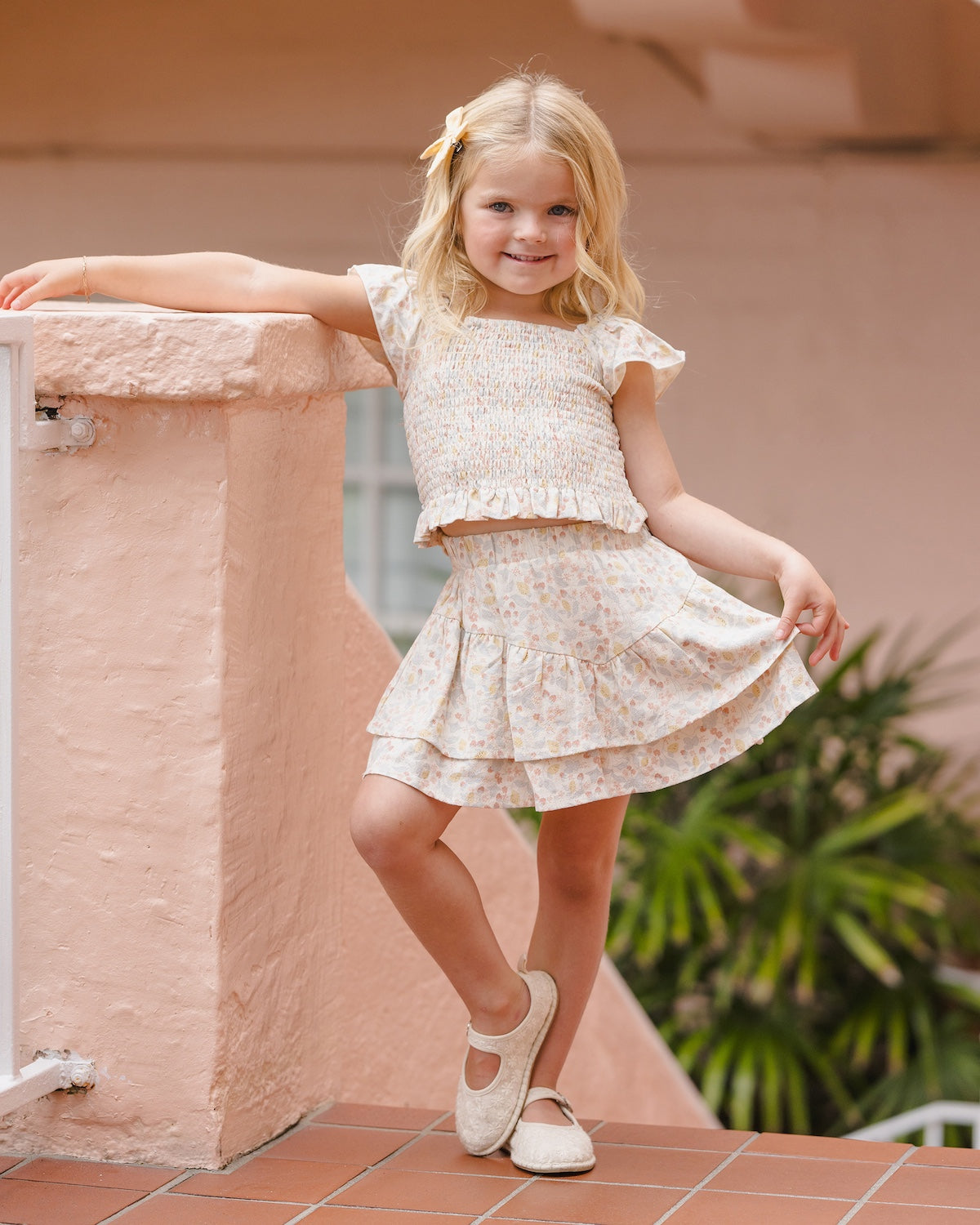 Rylee + Cru Zayla Top - Summer Garden