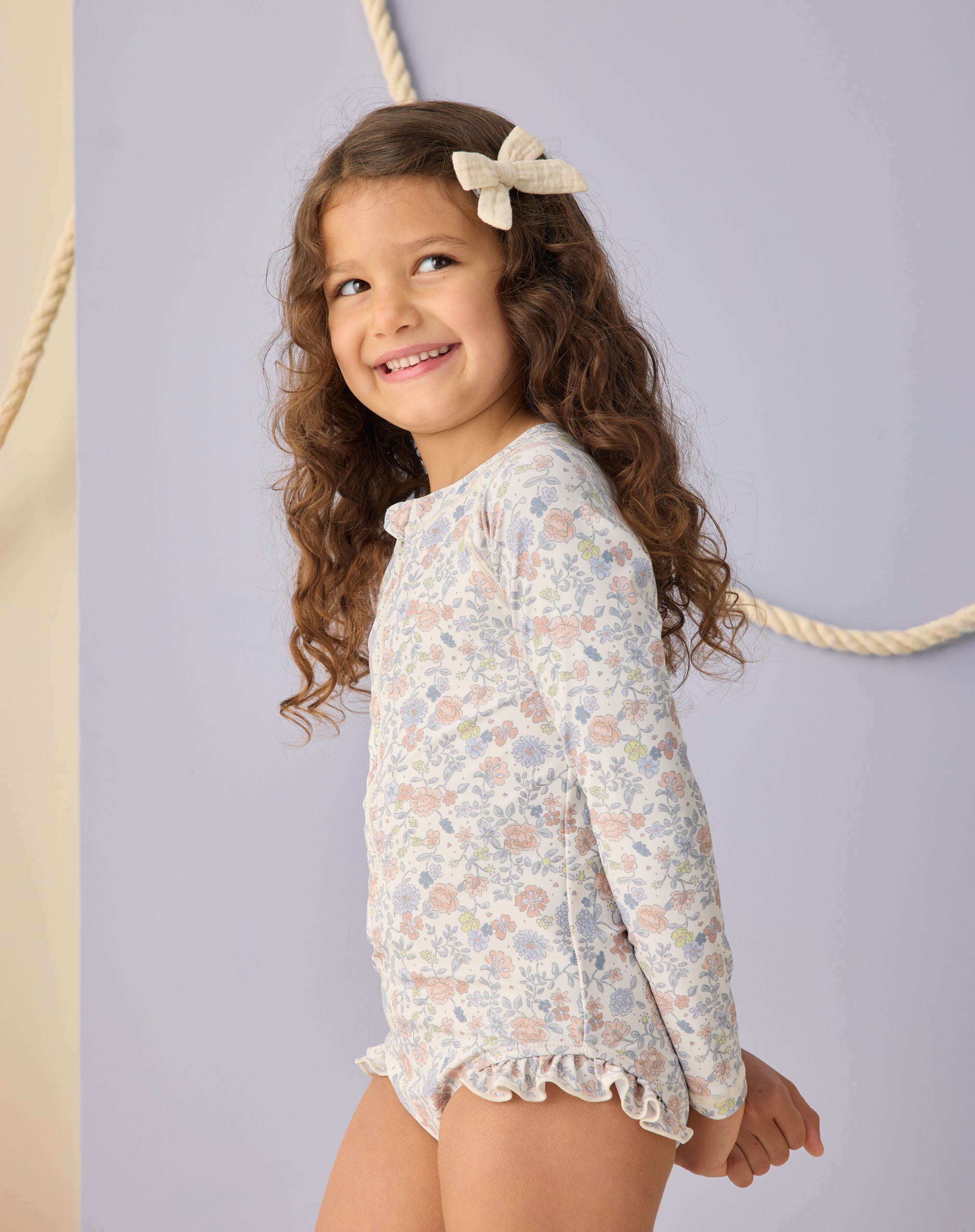 Rylee + Cru Rashguard One Piece - Bloom