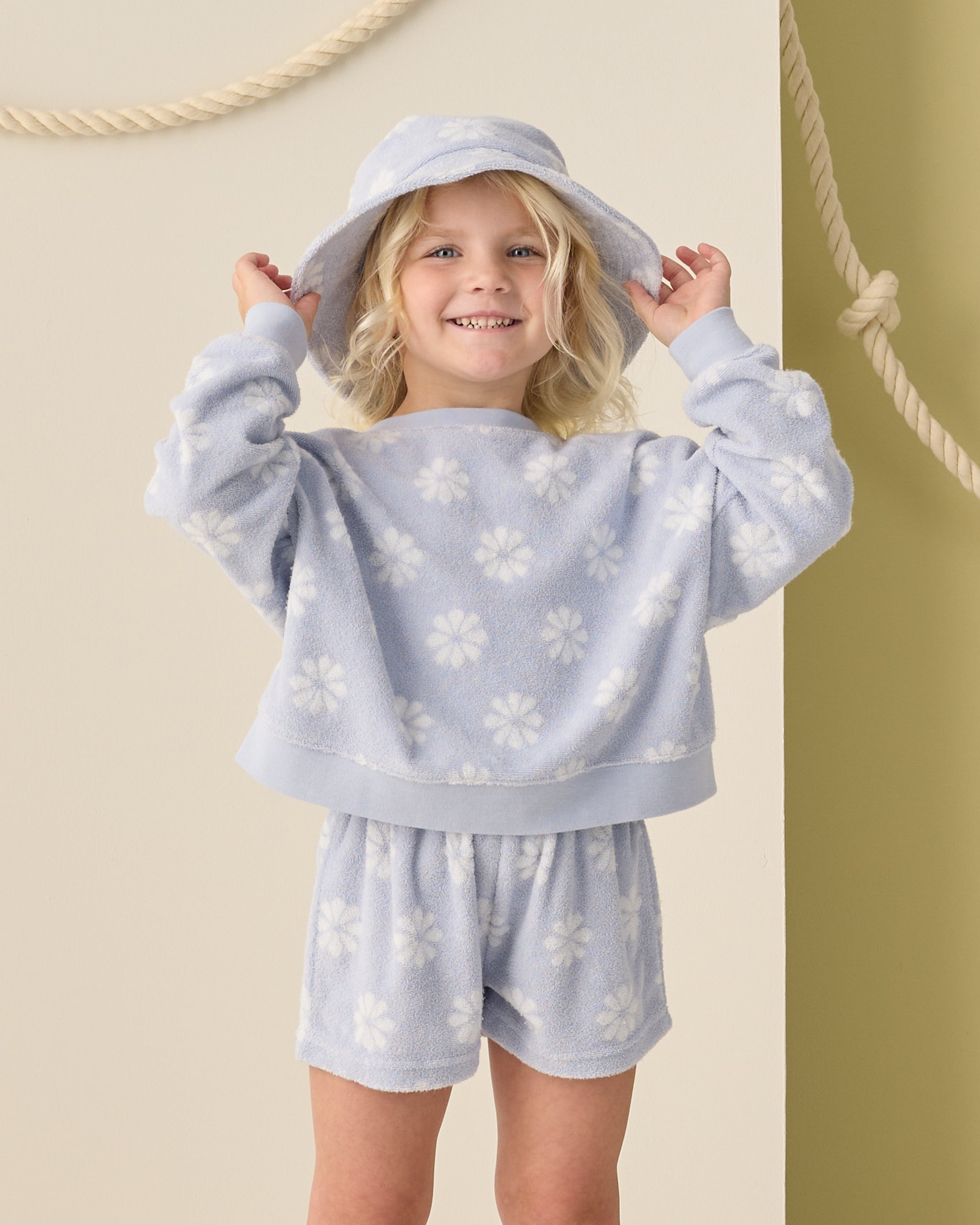 Rylee + Cru Karli Set - Periwinkle Daisy