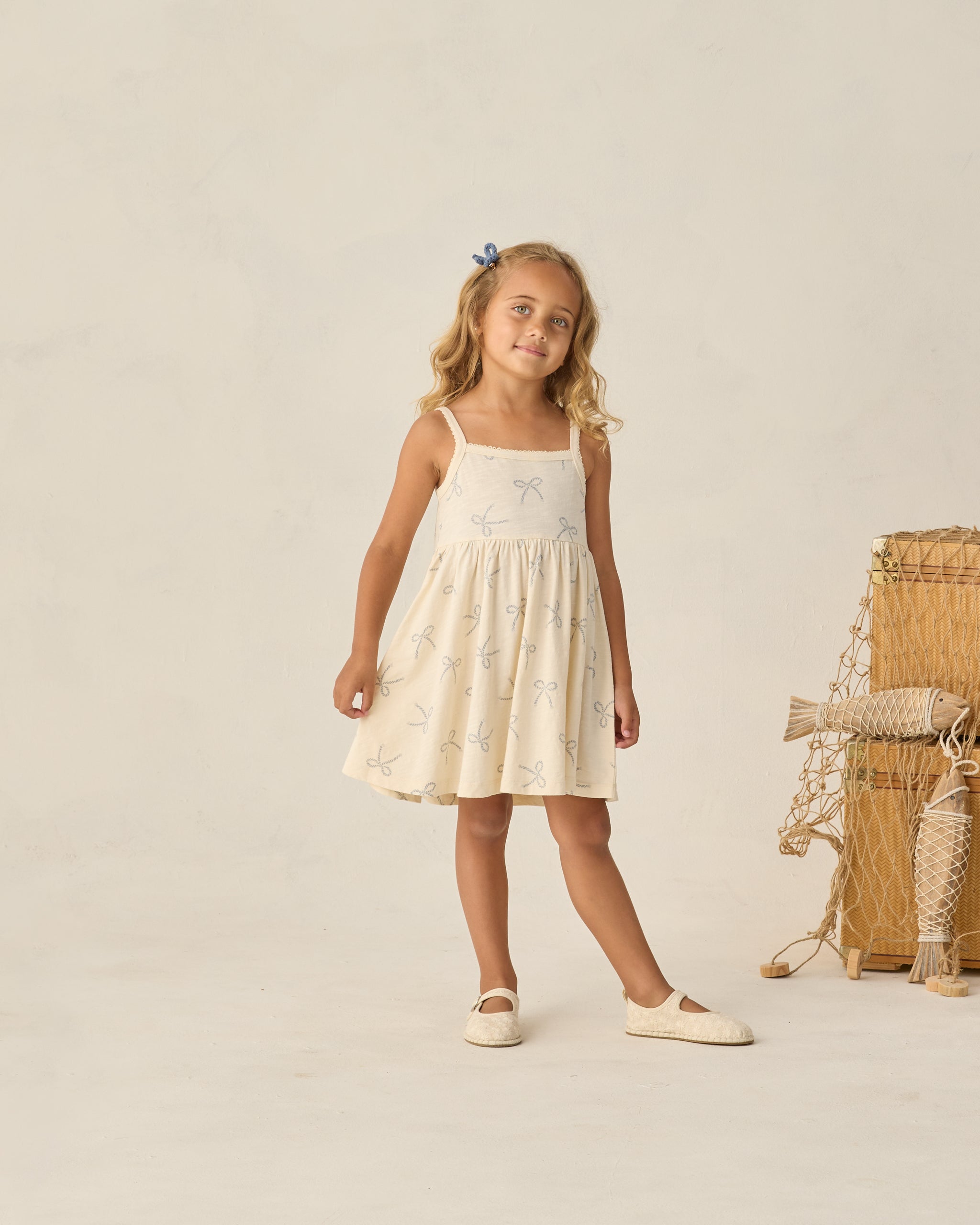 Rylee + Cru Lea Dress - Sailor Bows