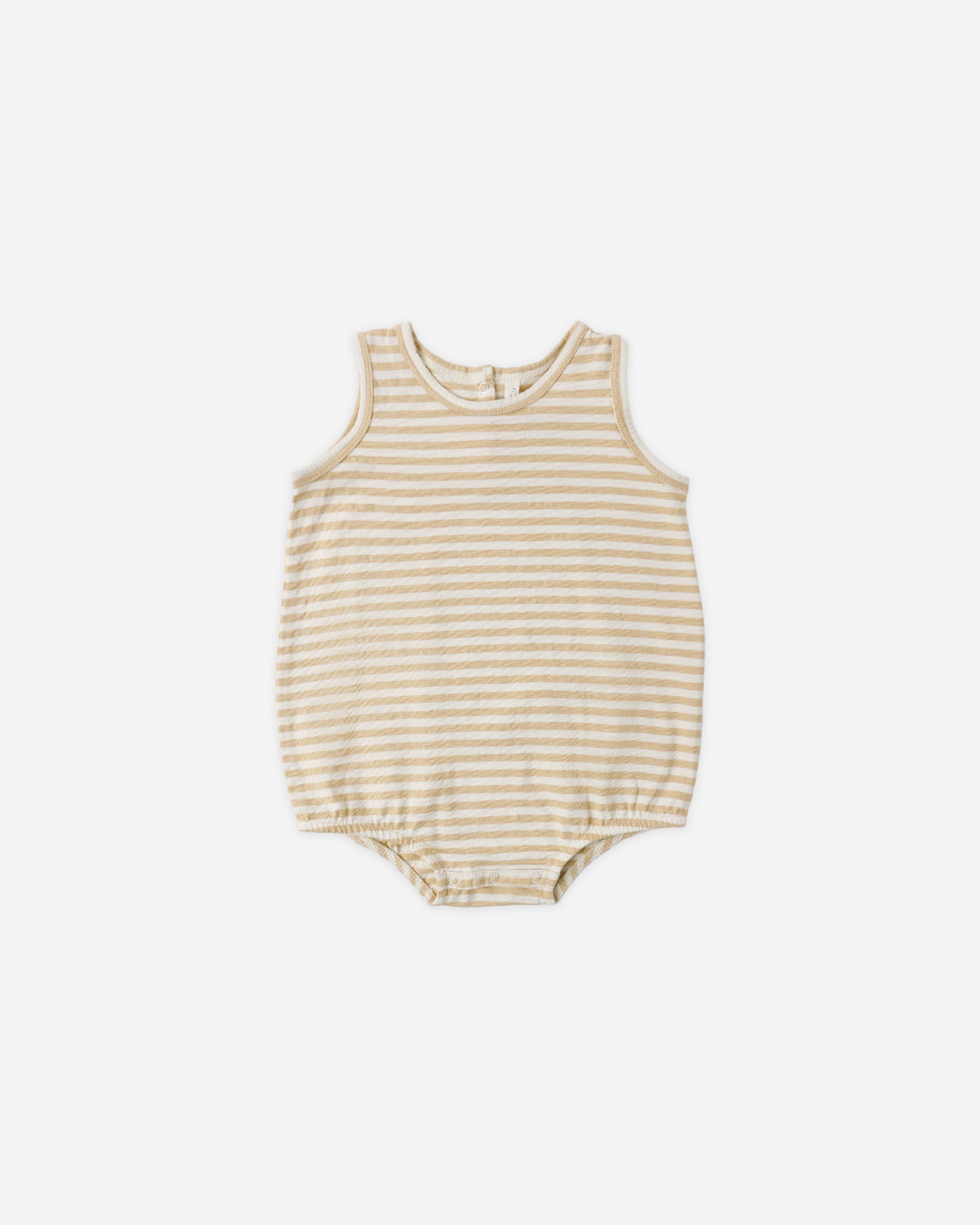 Rylee + Cru Bubble Onesie - Butterscotch Stripe