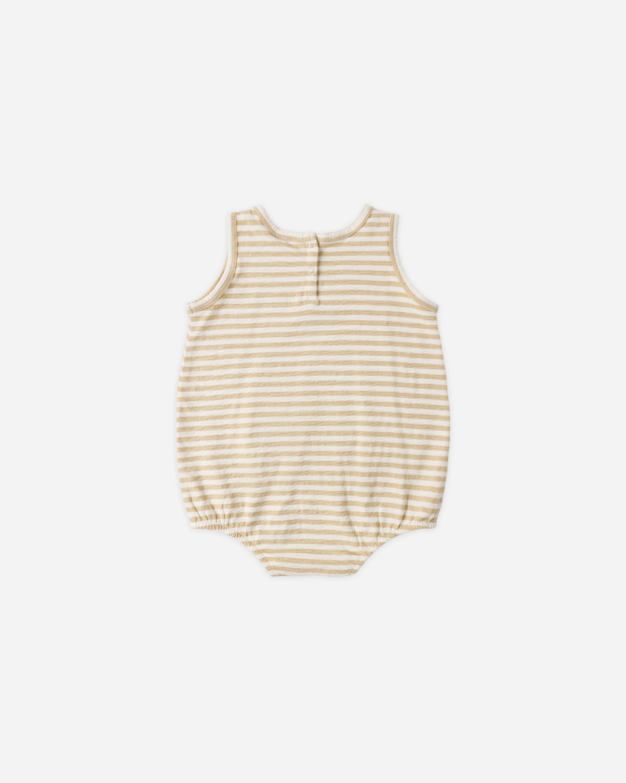 Rylee + Cru Bubble Onesie - Butterscotch Stripe