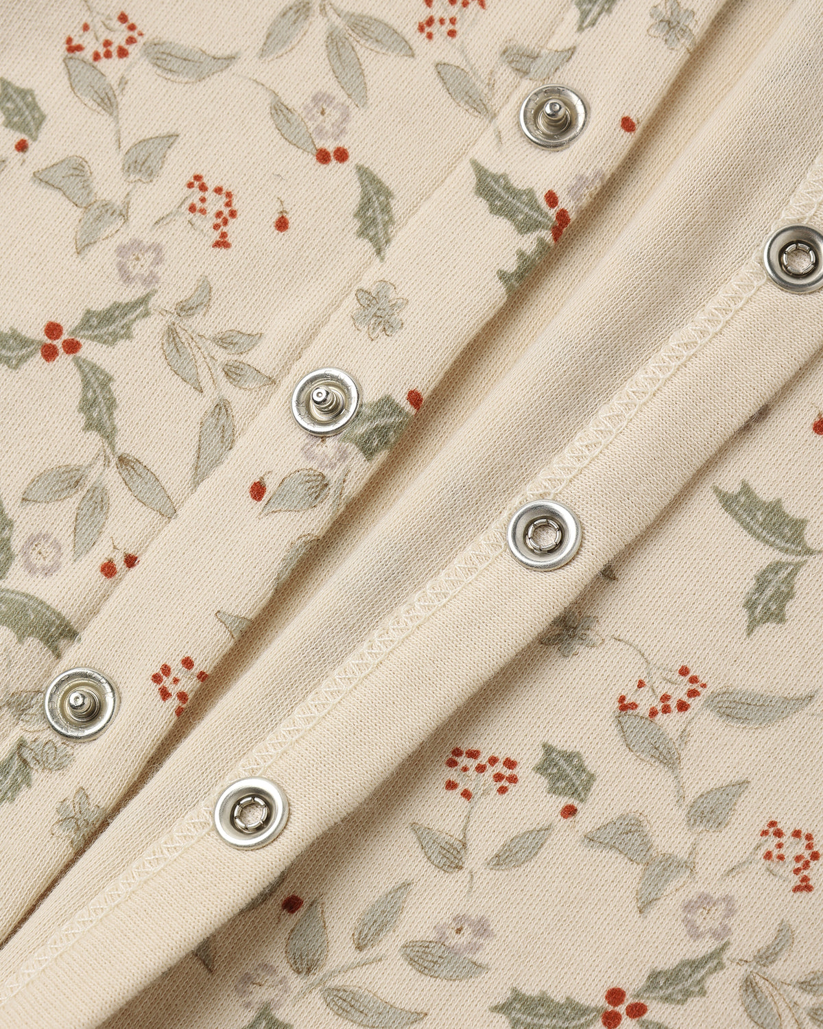 Rylee + Cru Organic Long John Pajamas - Holly Fleur