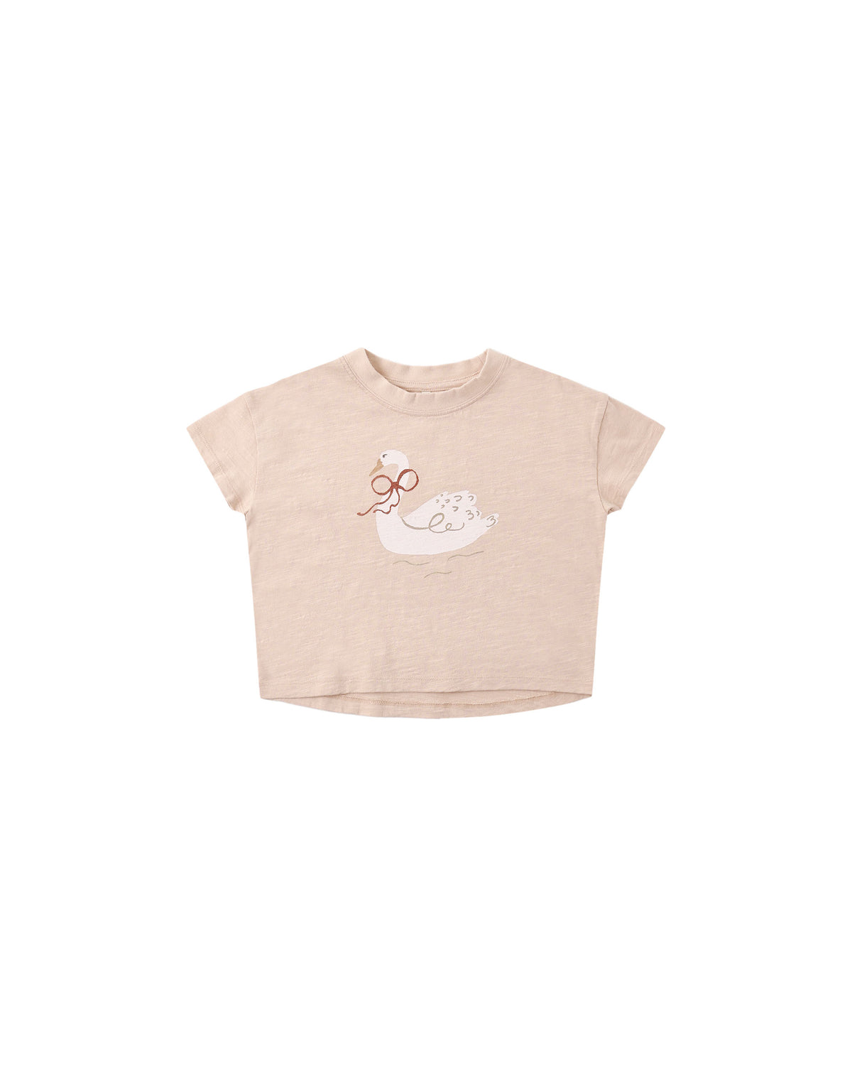 Rylee + Cru Boxy Tee - Swan