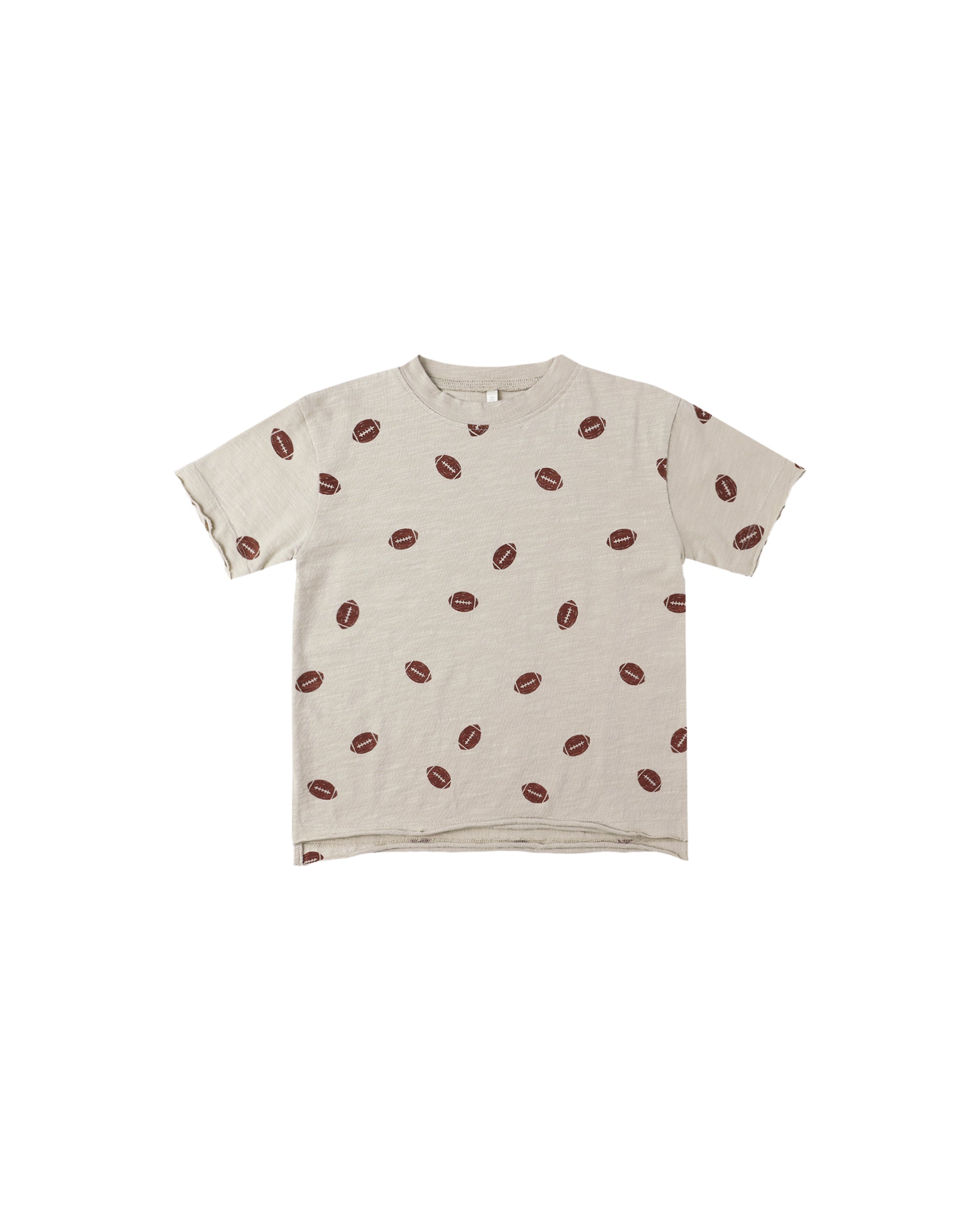Rylee + Cru Raw Edge Tee - Footballs