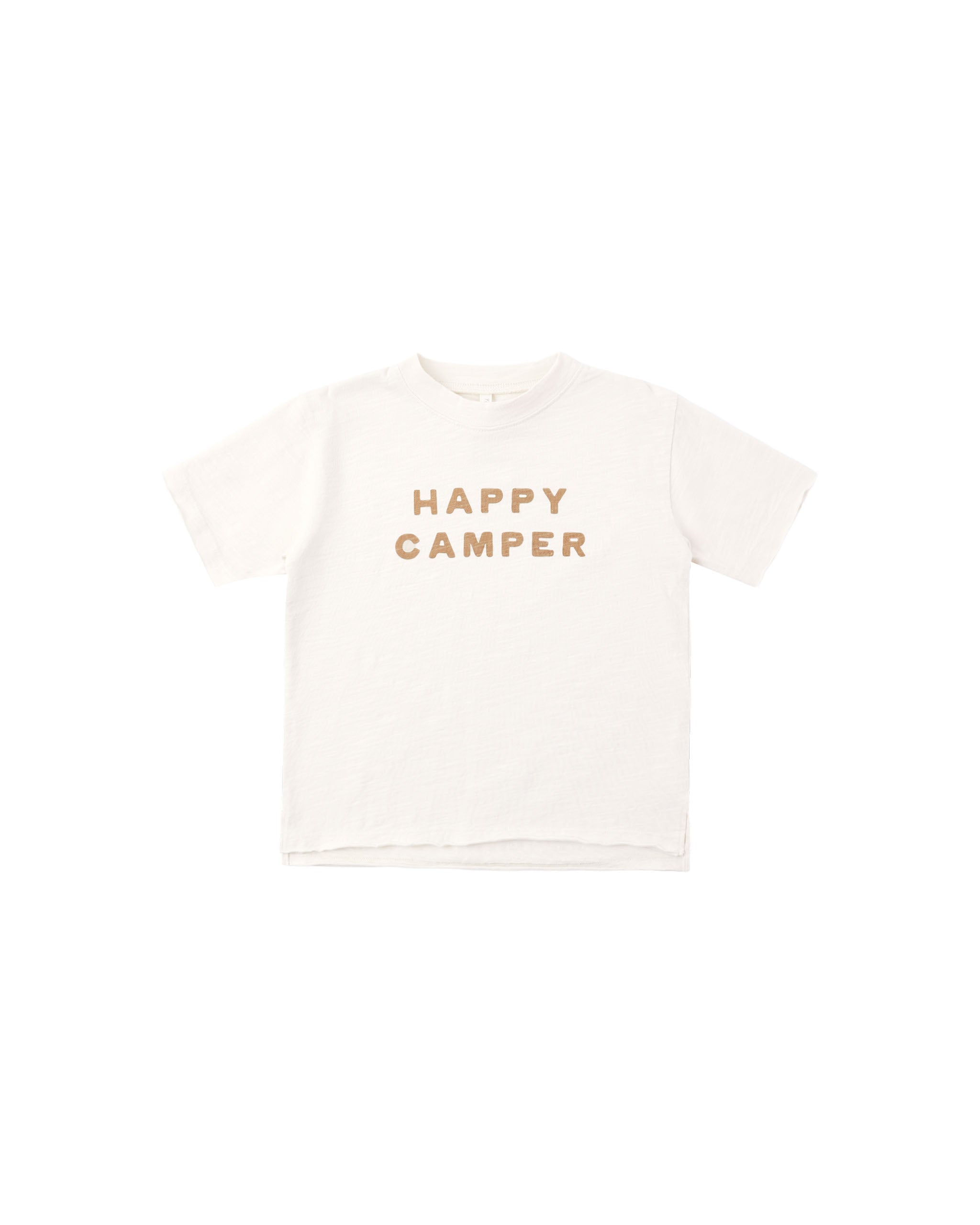Rylee + Cru Raw Edge Tee - Happy Camper