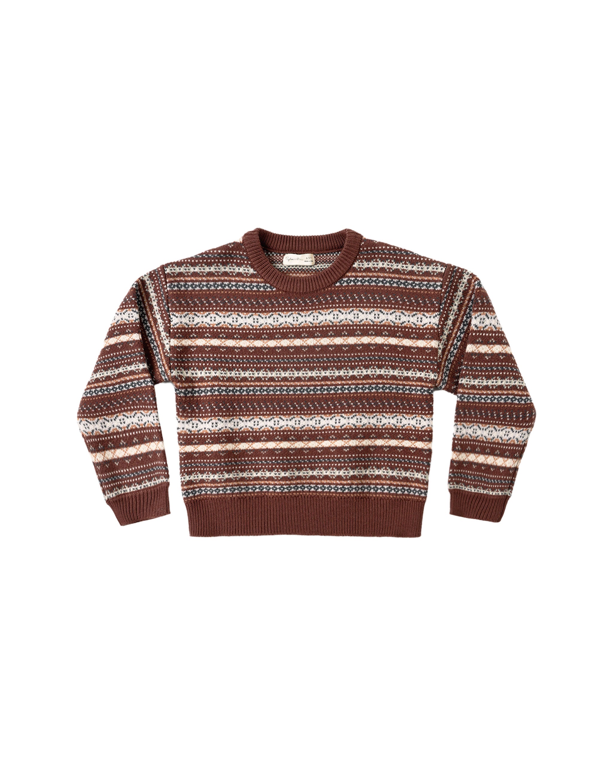 Rylee + Cru Aspen Sweater - Mulberry Multi Stripe