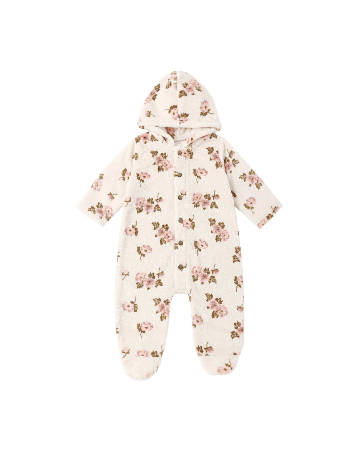 Rylee + Cru Fleece Jumpsuit - Rose Garden