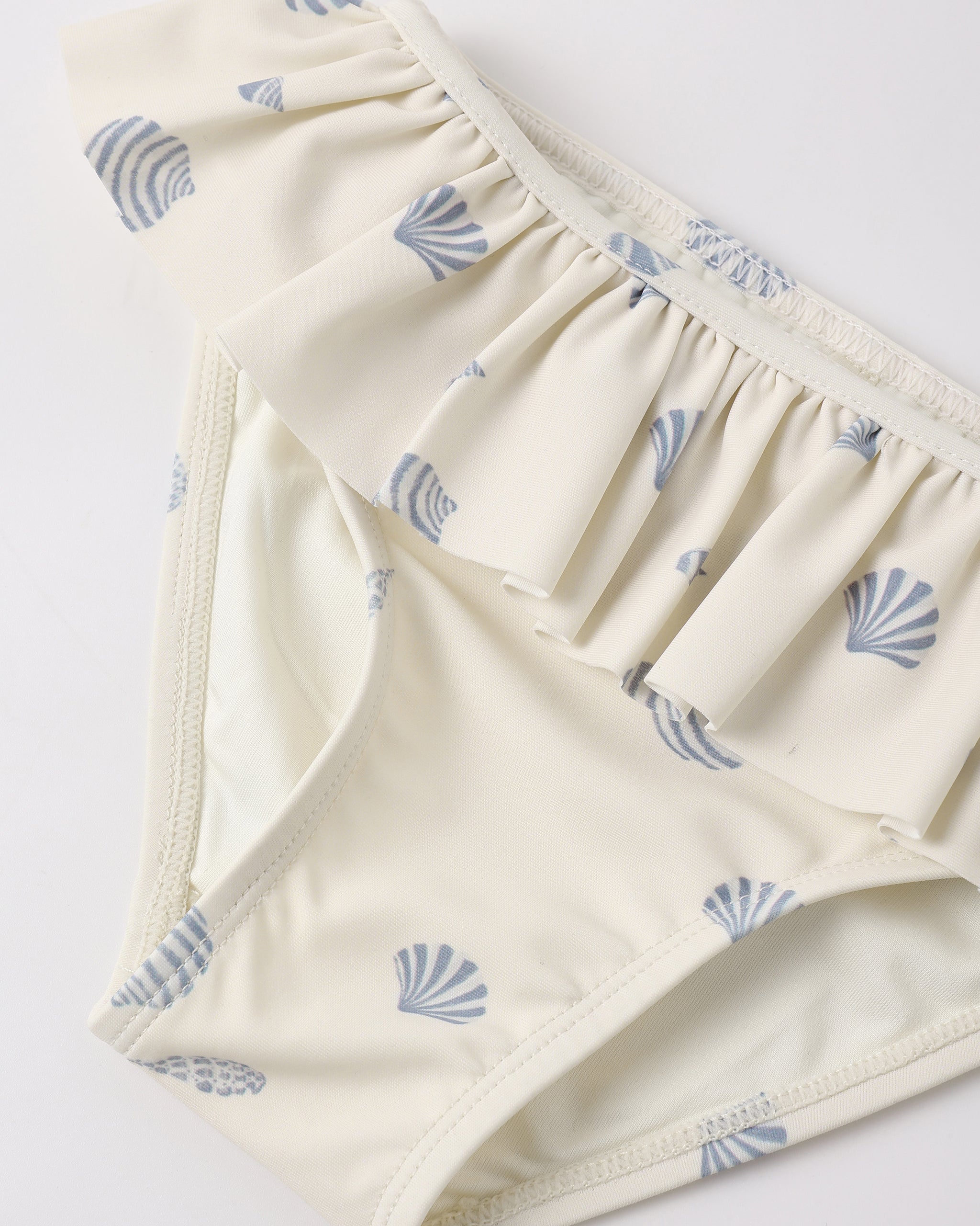 Rylee + Cru Rashguard Girls Set - Seashells