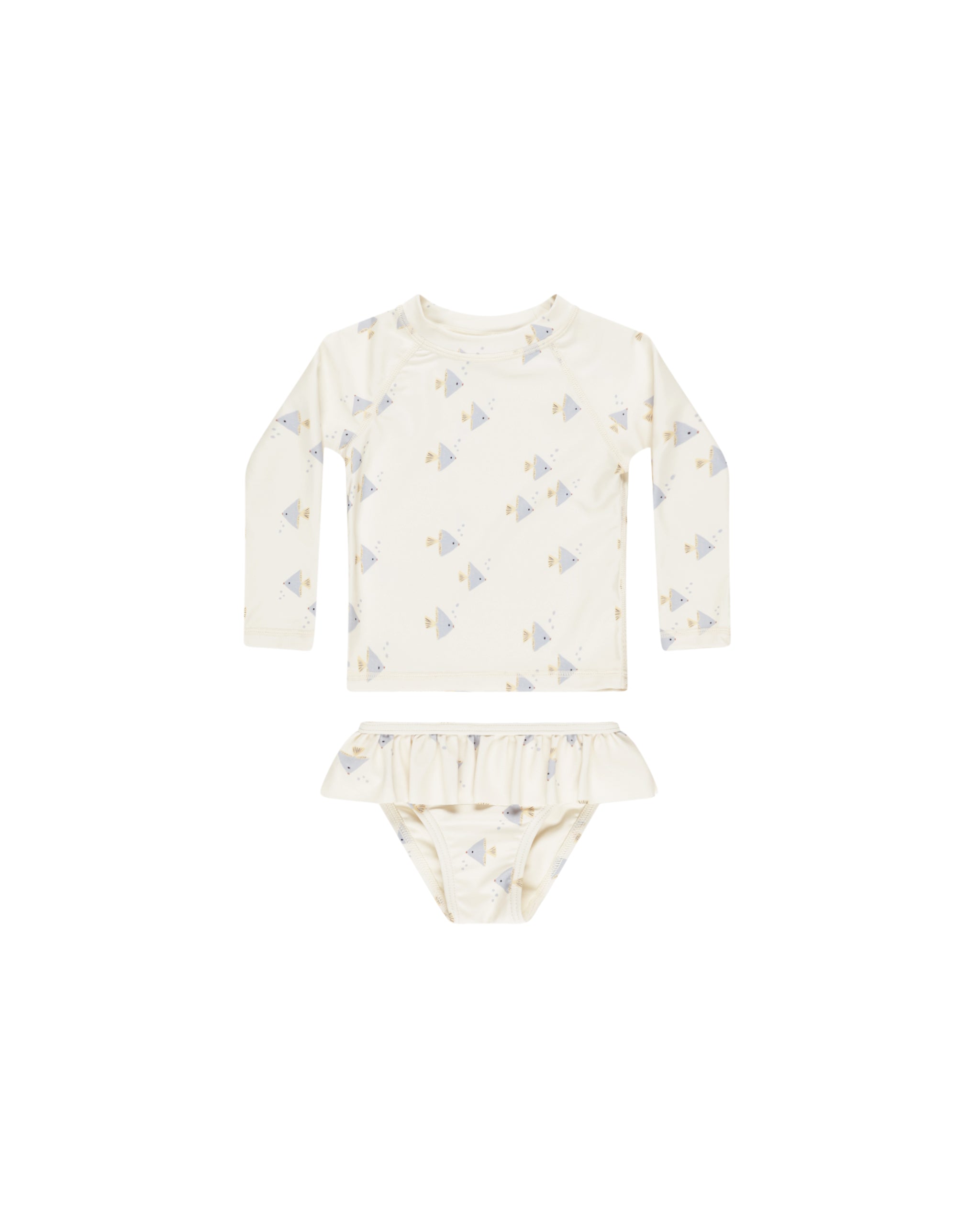 Rylee + Cru Rashguard Girls Set - Angel Fish
