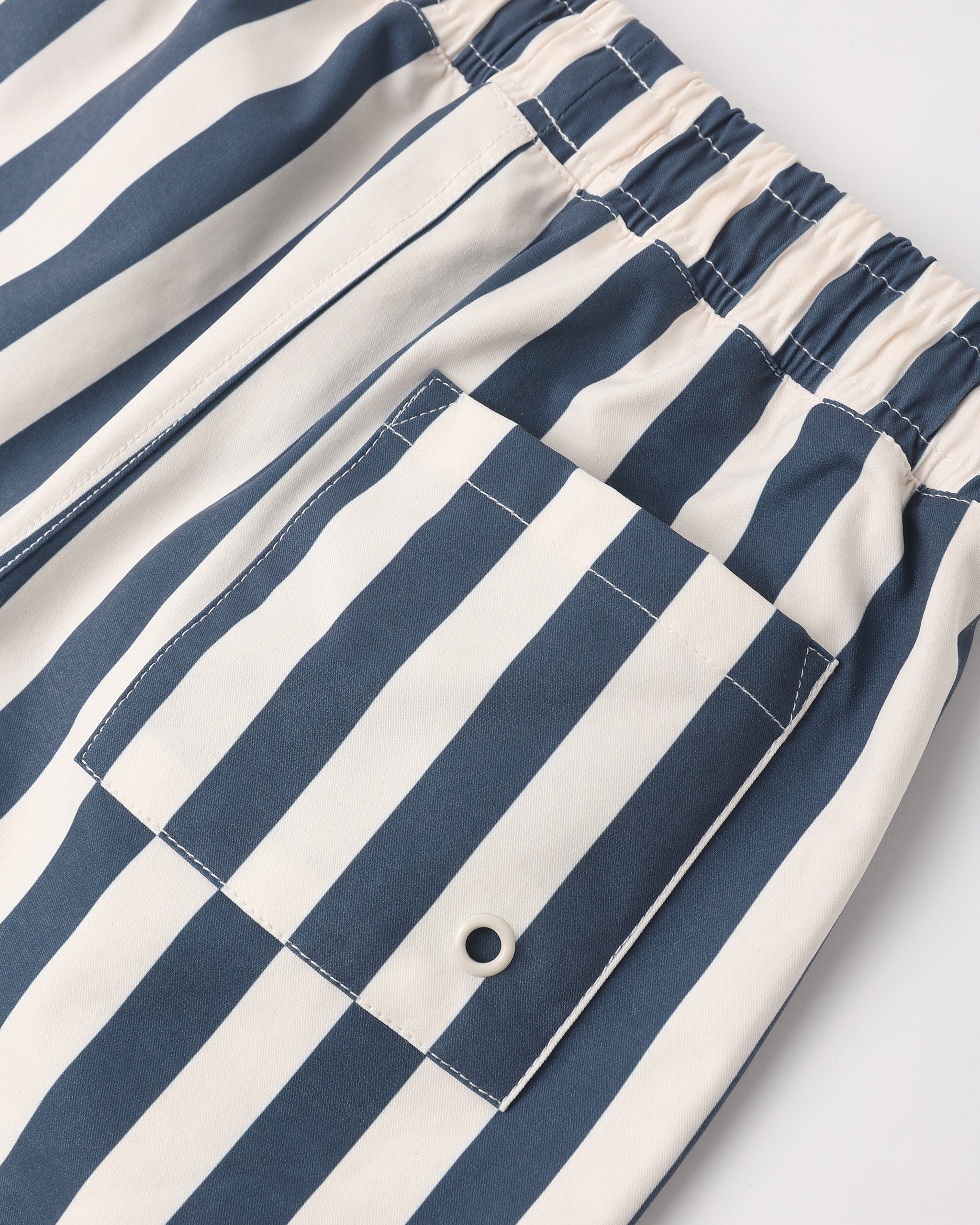 Rylee + Cru Boardshort - Navy Stripe