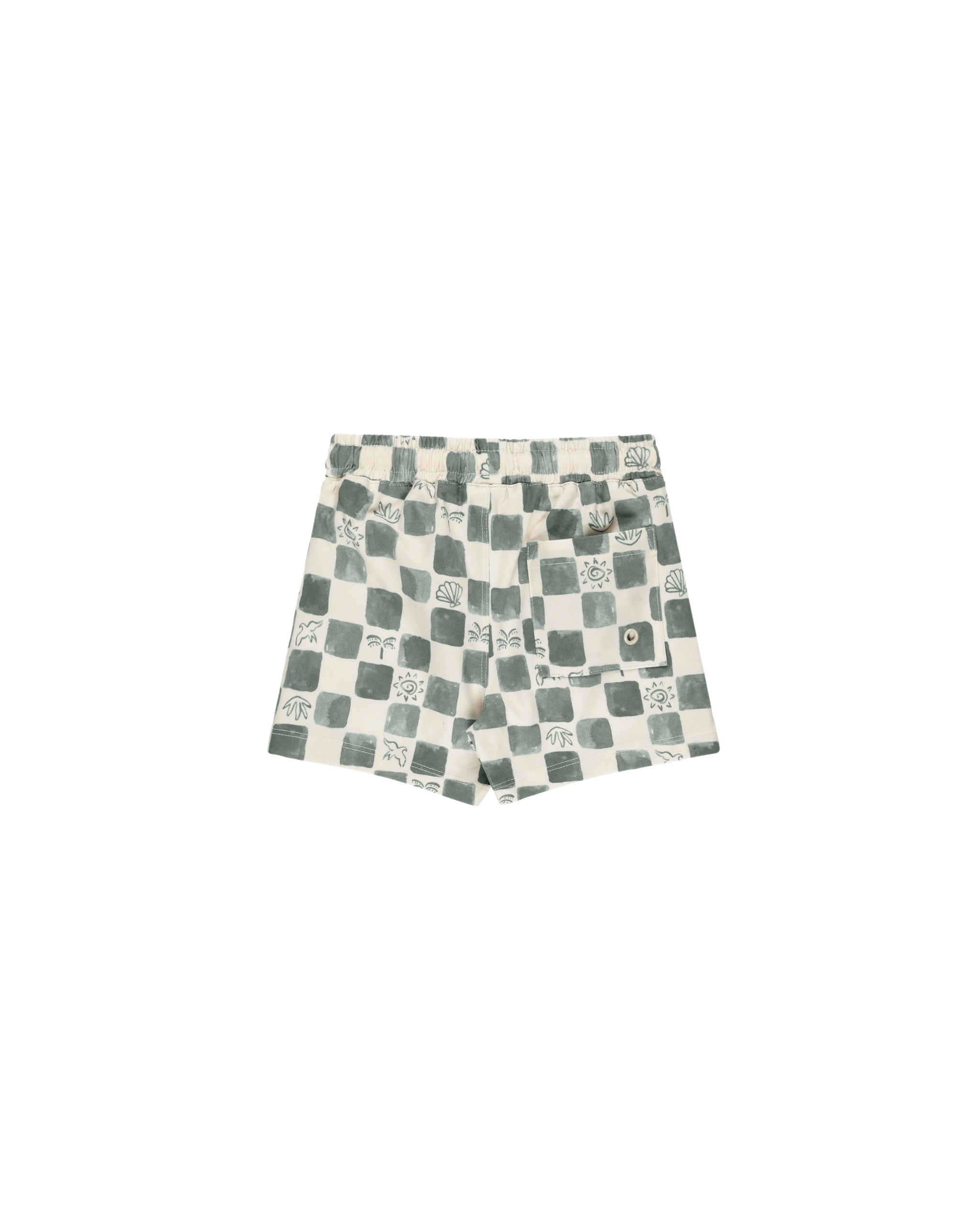 Rylee + Cru Boardshort - Coastal Check