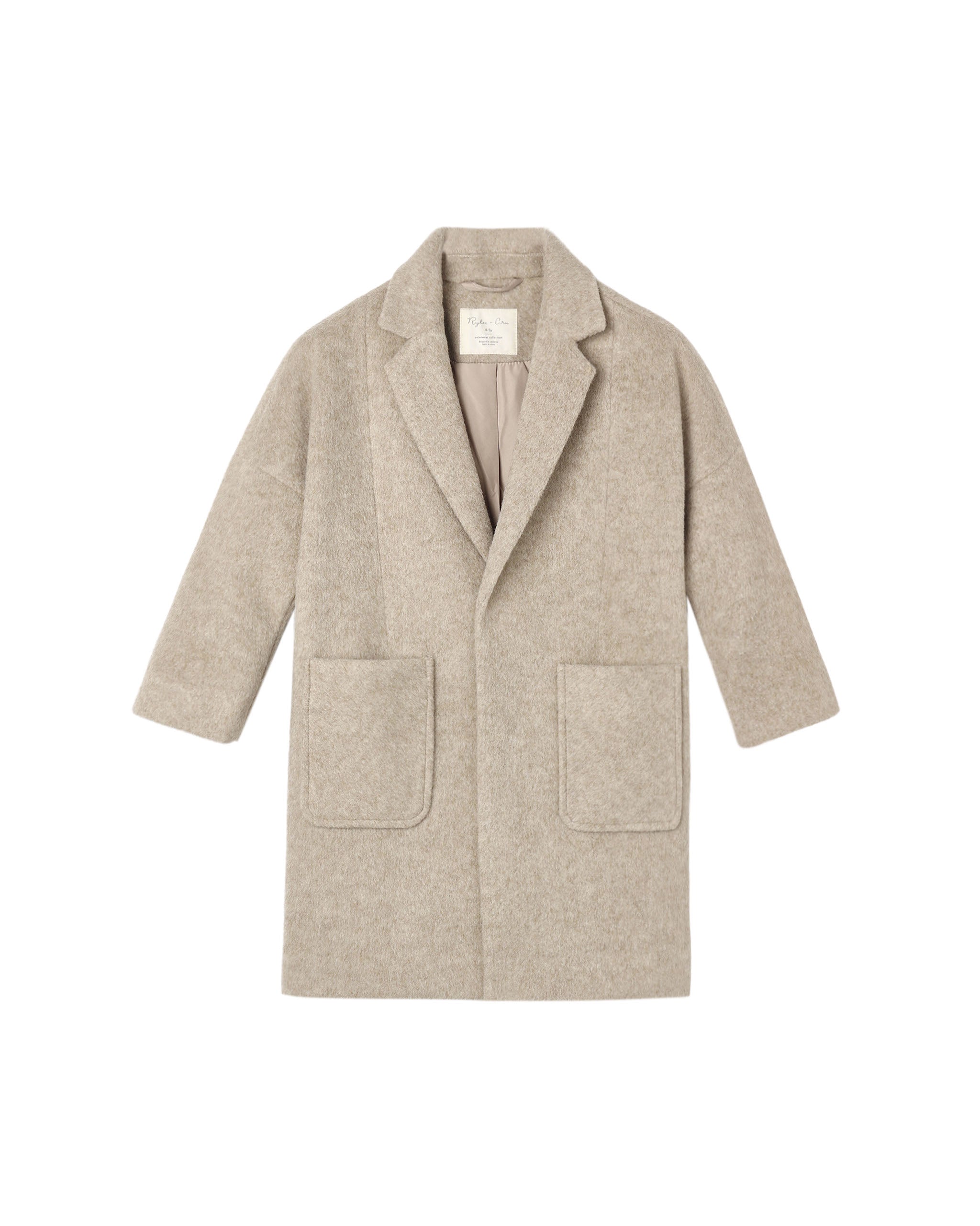 Rylee + Cru Longline Coat - Stone