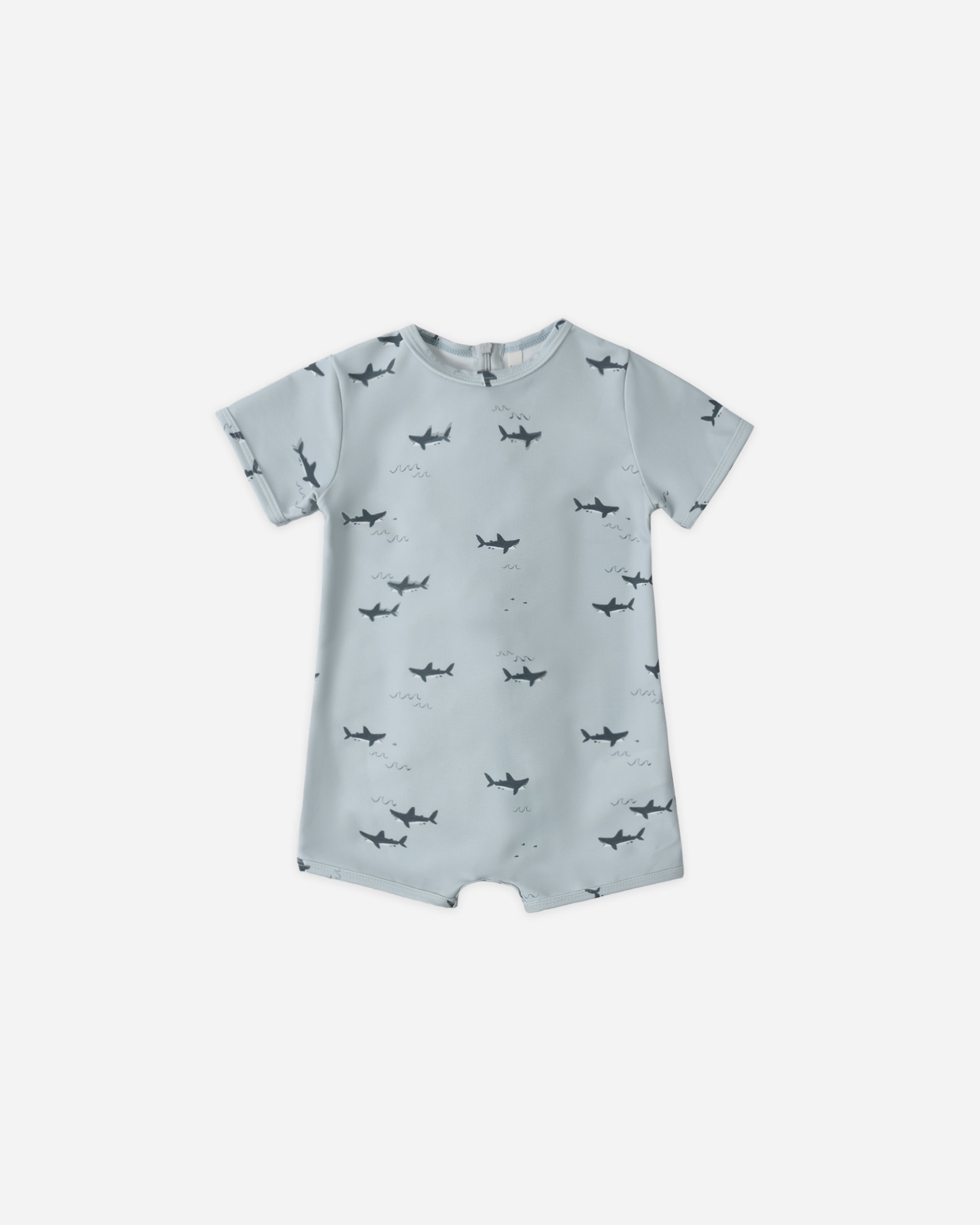 Rylee + Cru Shorty One Piece - Sharks