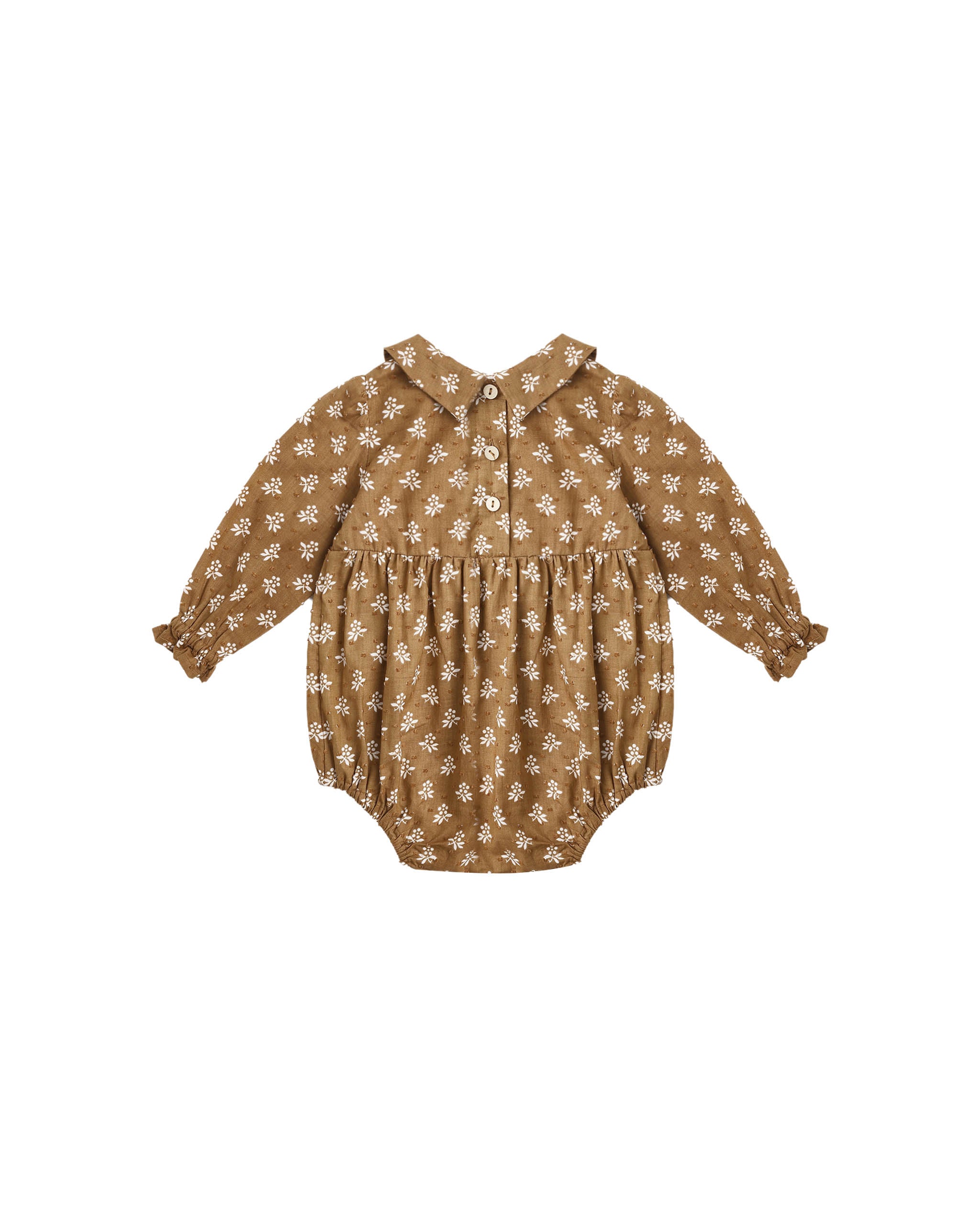 Rylee + Cru Cora Romper - Golden Fleur