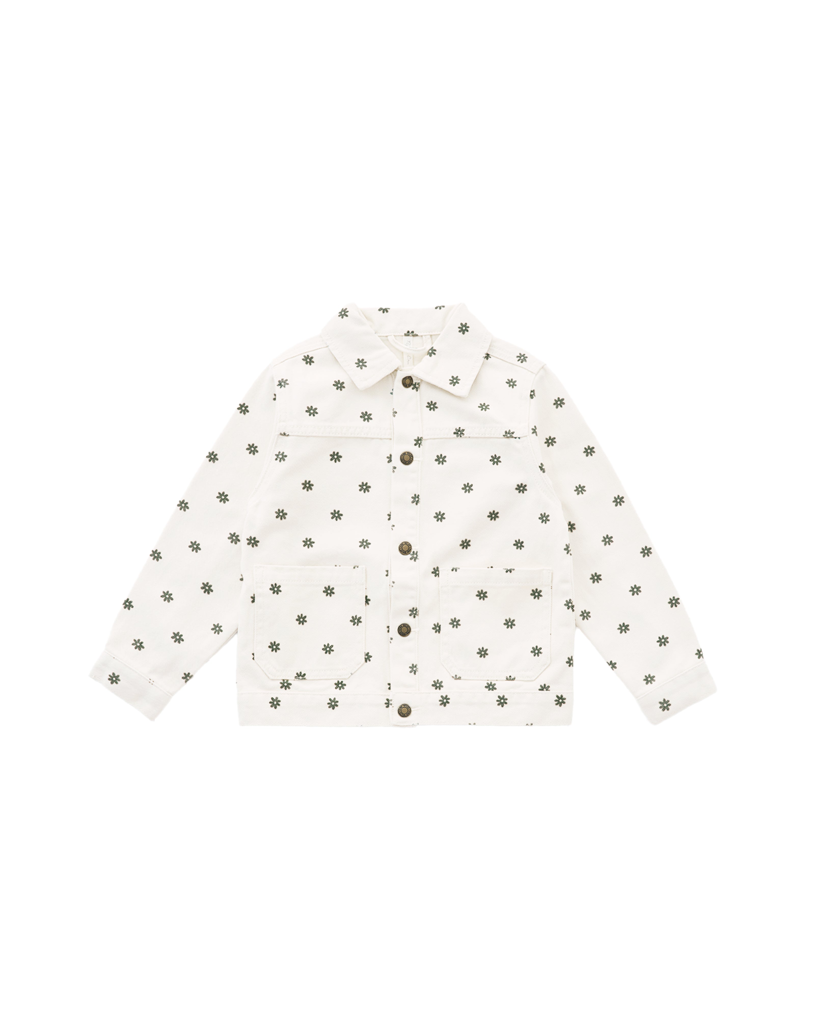 Rylee + Cru Denim Chore Coat - Mini Daisy