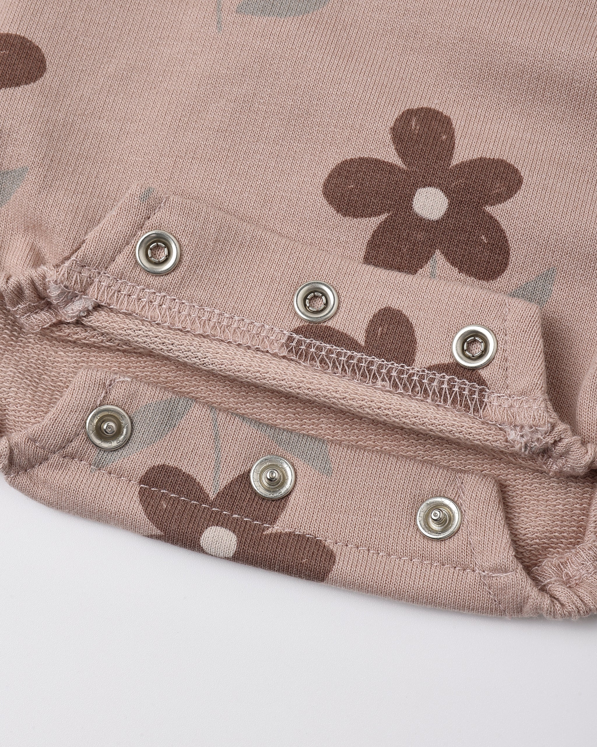 Rylee + Cru Crew Neck Romper - Daisy