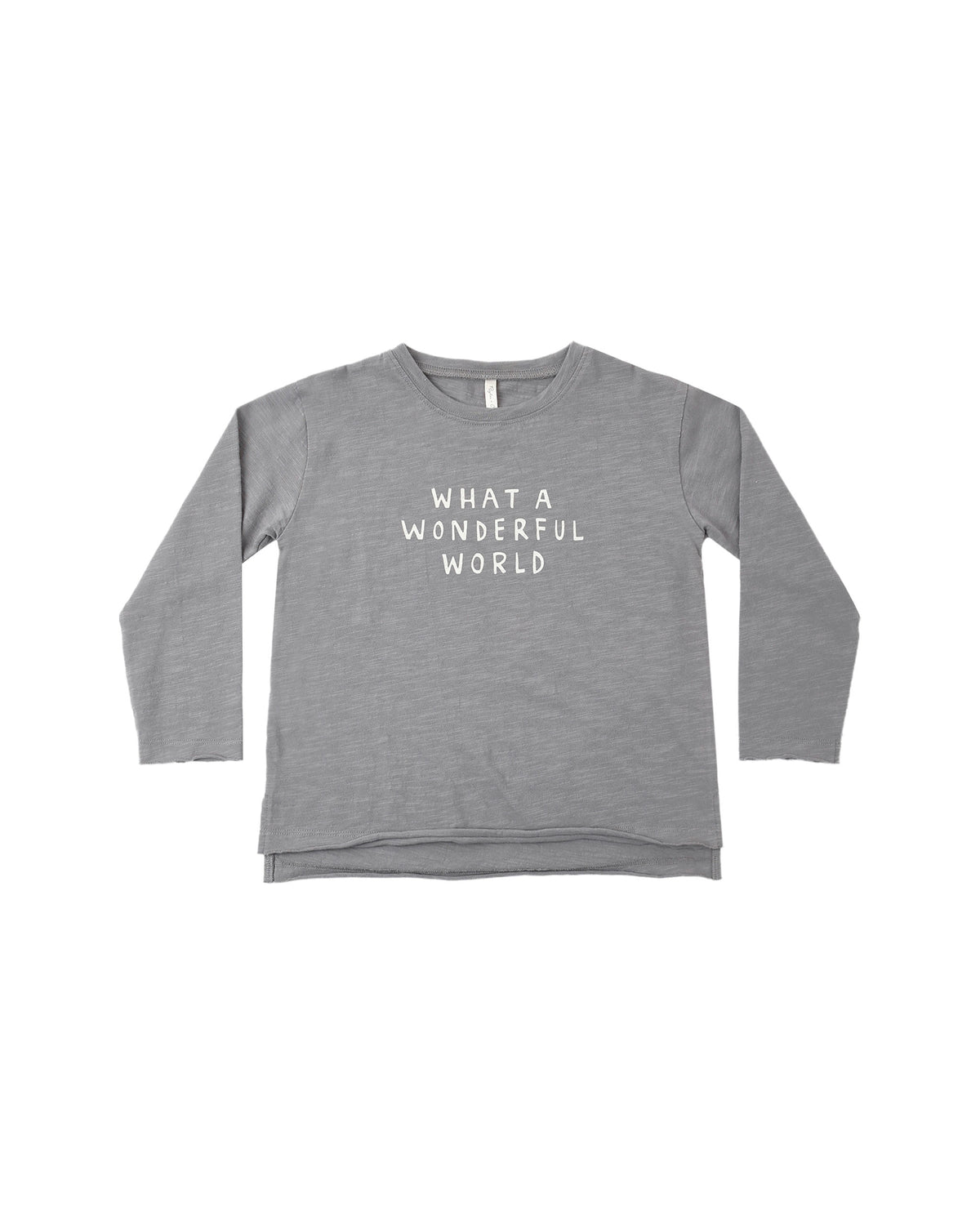 Rylee + Cru Raw Edge Long Sleeve Tee - Wonderful World