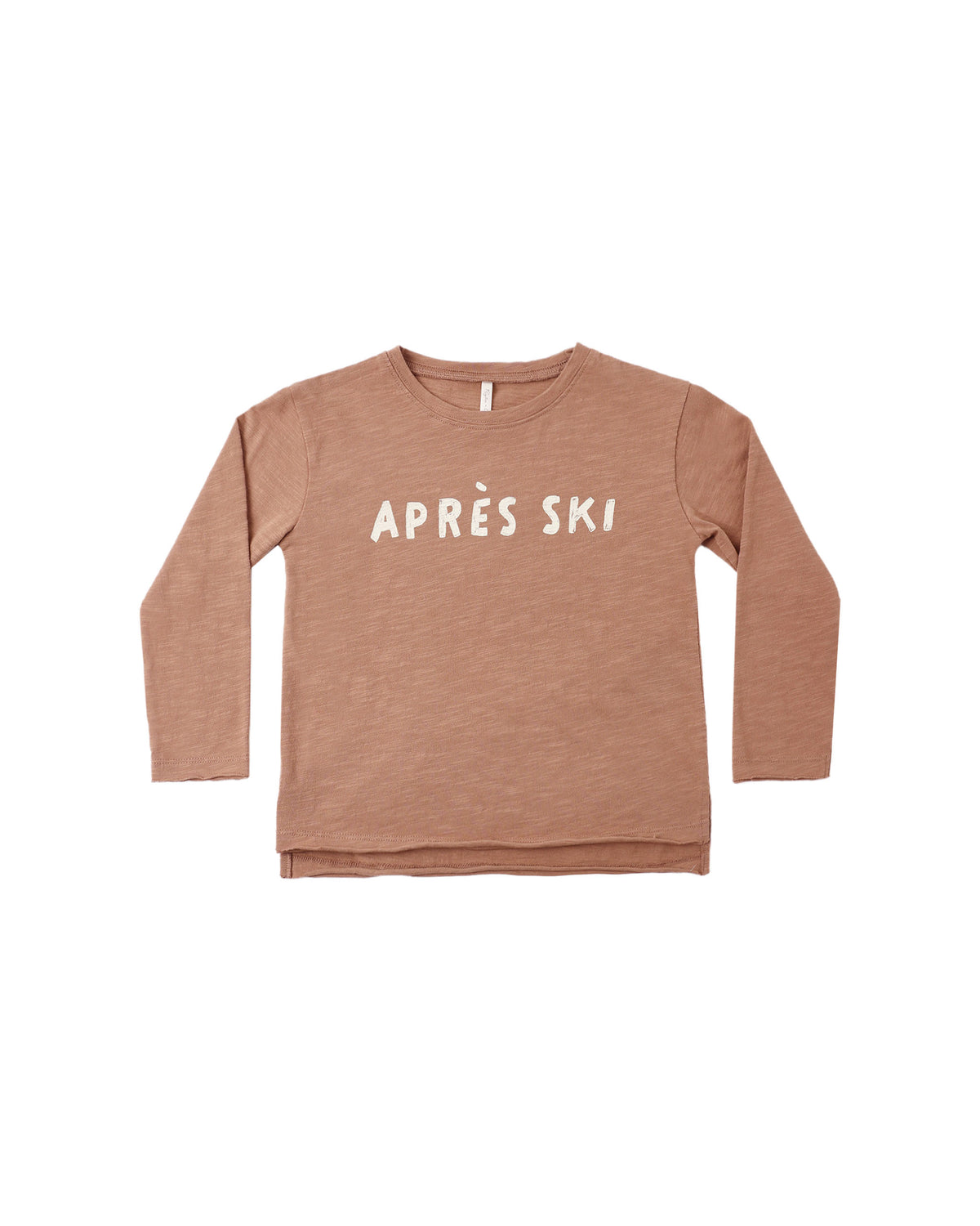Rylee + Cru Raw Edge Long Sleeve Tee - Apres Ski