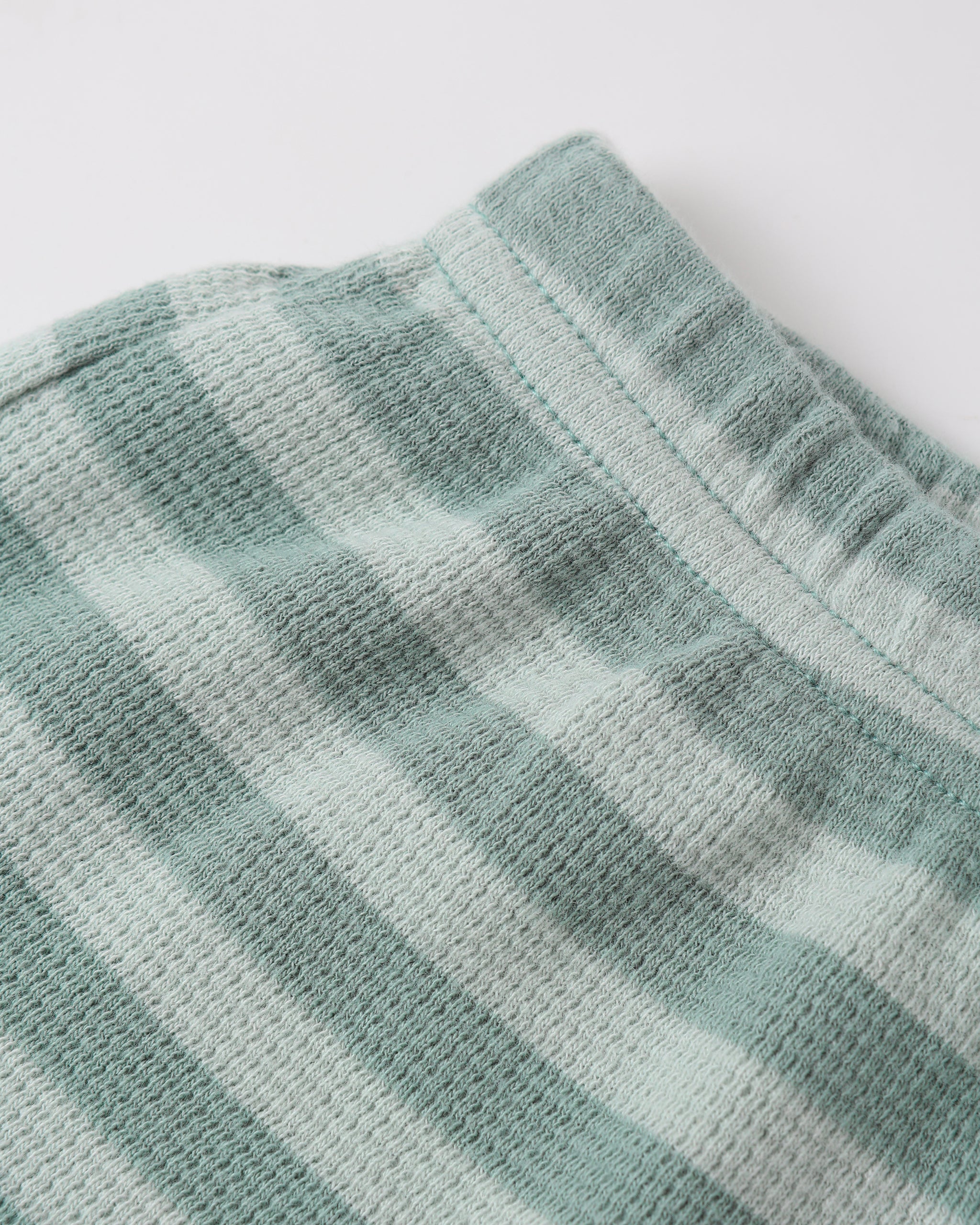 Rylee + Cru Summer Waffle Set - Sea Green Stripe