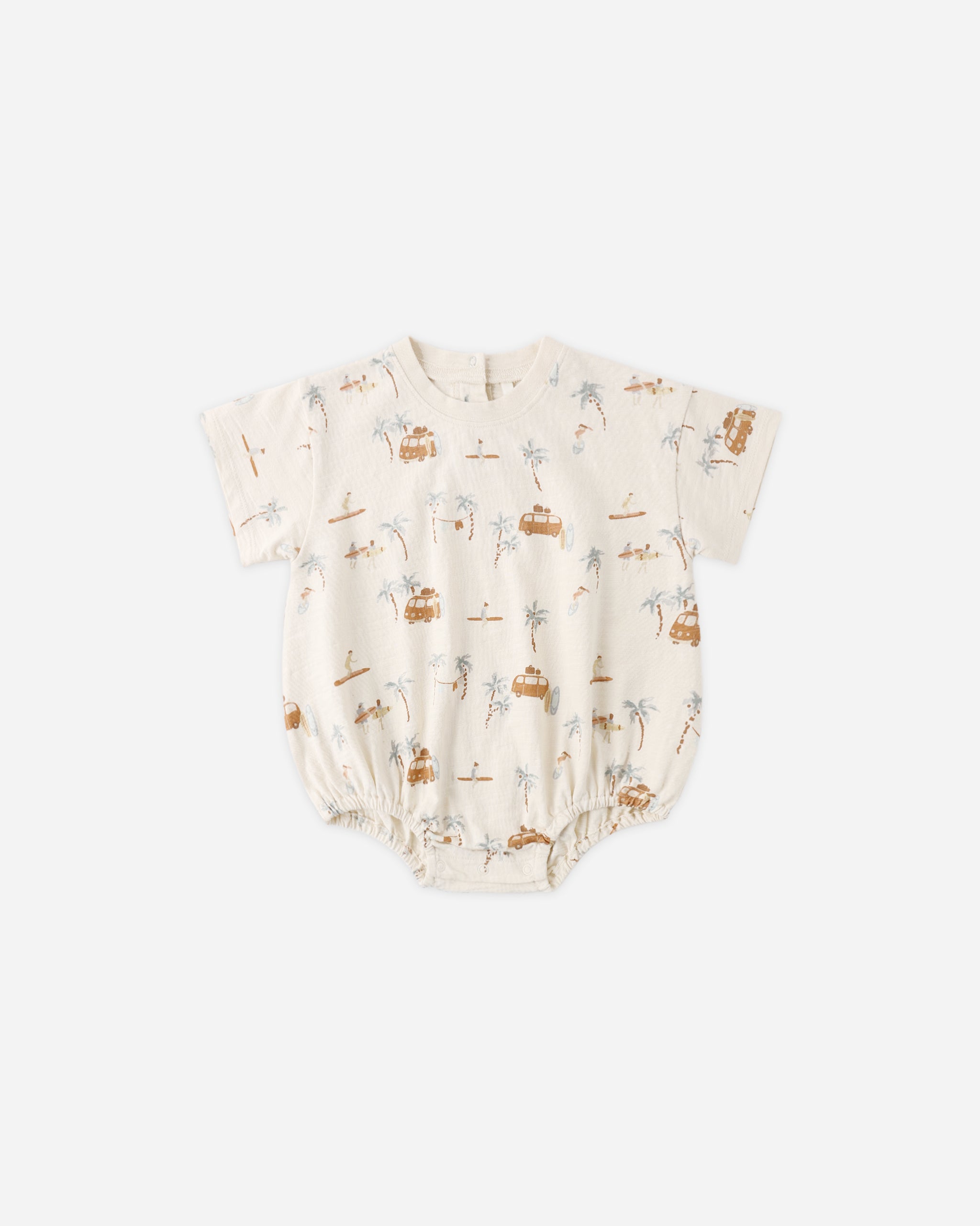 Rylee + Cru Relaxed Bubble Romper - Surf Town
