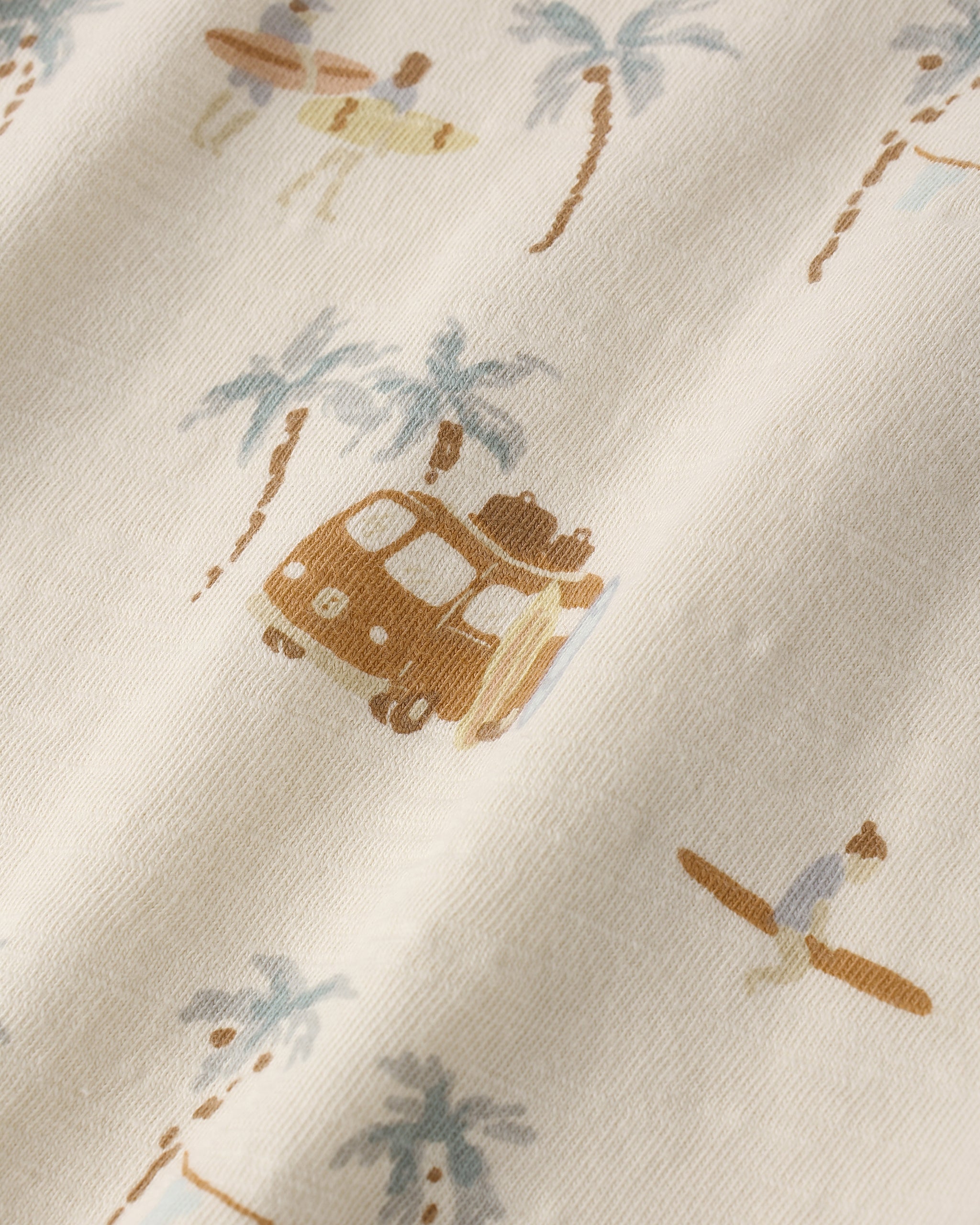 Rylee + Cru Relaxed Bubble Romper - Surf Town