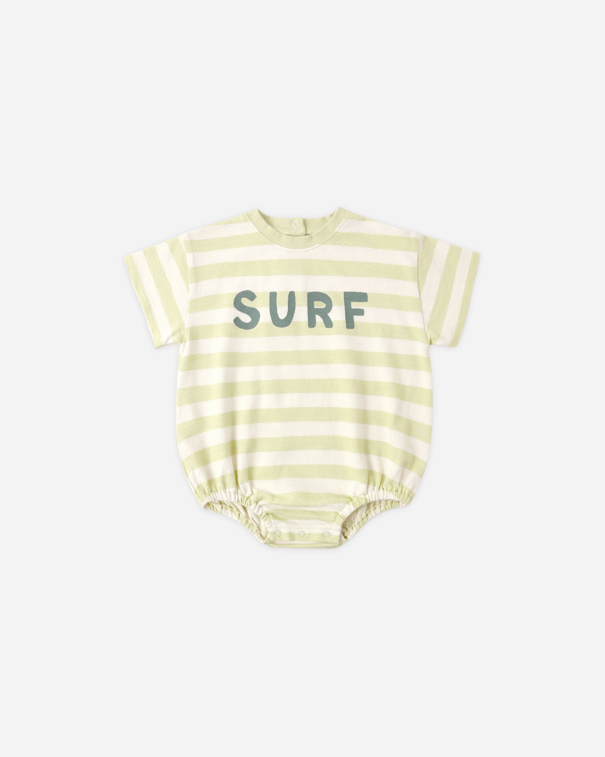 Rylee + Cru Relaxed Bubble Romper - Surf
