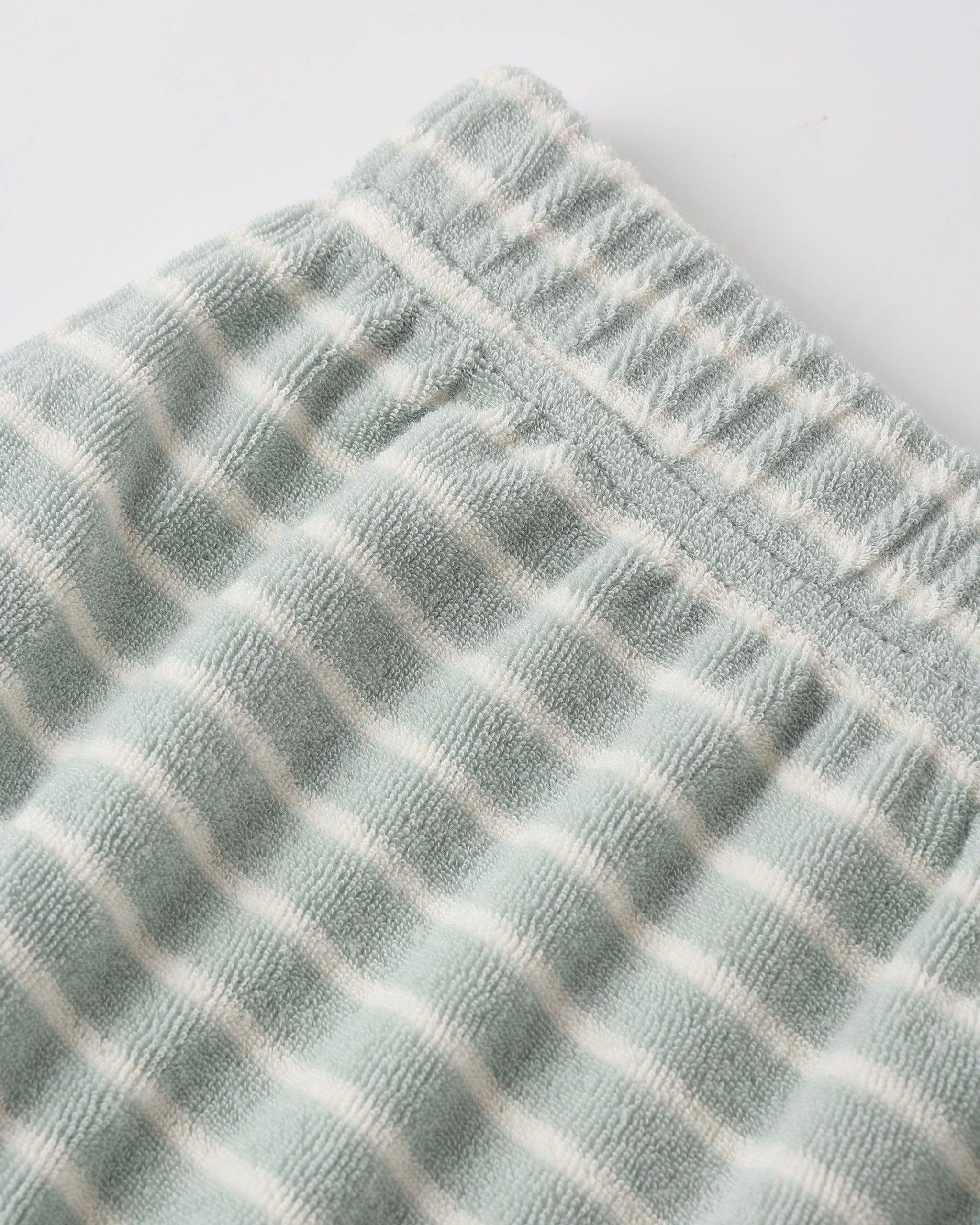 Rylee + Cru Baby Tank Set - Seafoam Terry Stripe