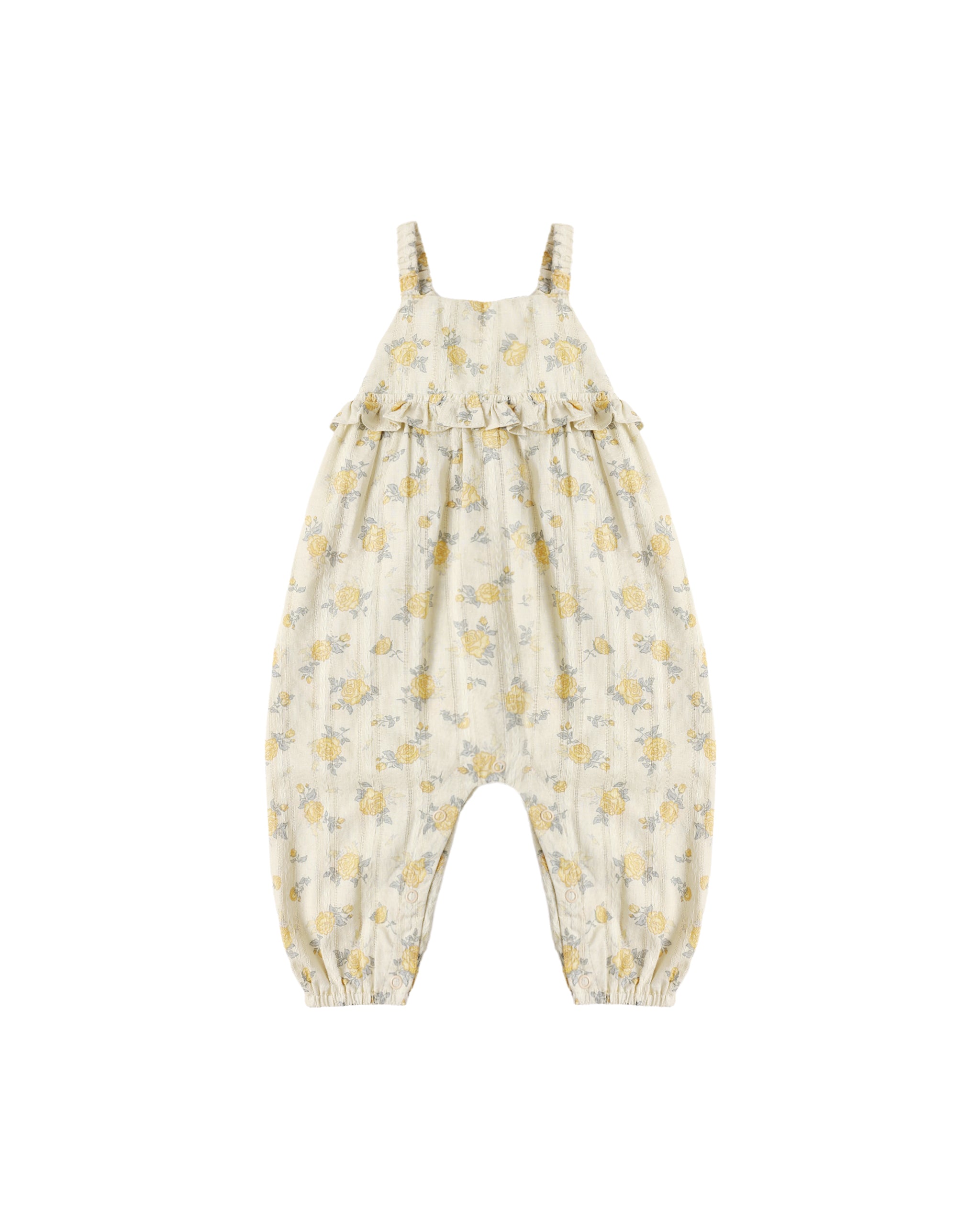 Rylee + Cru Kinsley Jumpsuit - Lemon Ditsy Flower