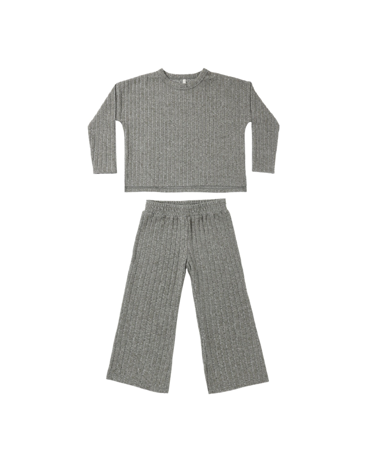 Rylee + Cru Cozy Rib Knit Set - Evergreen
