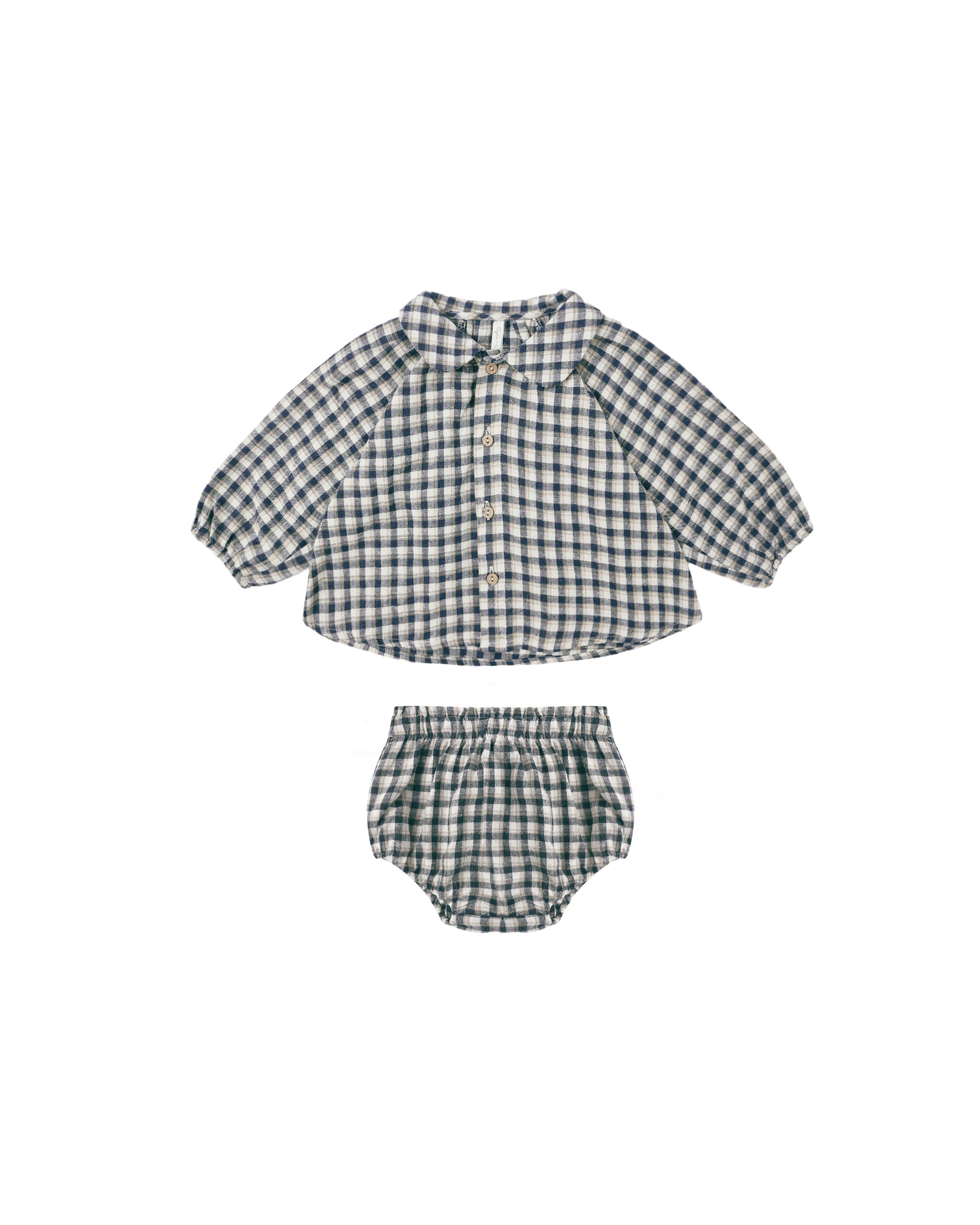 Rylee + Cru Nellie Set - Navy Check