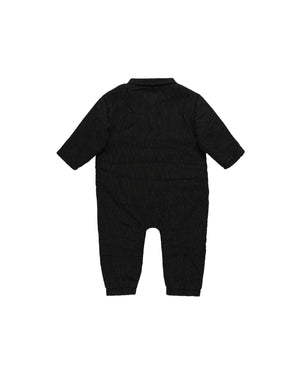 Rylee + Cru Baby Jumpsuit - Black Stripe