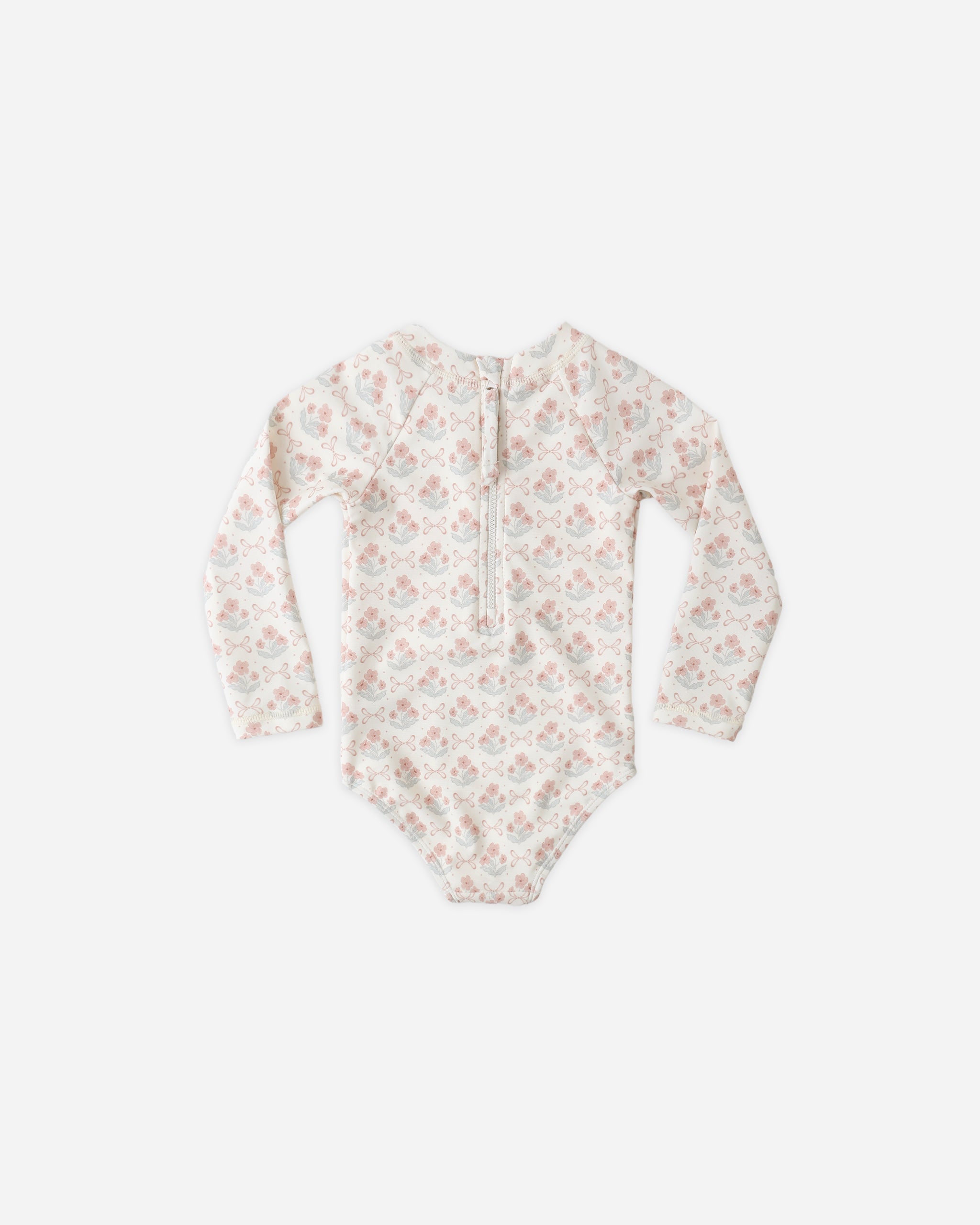 Rylee + Cru Delphine Rashguard One-Piece - Blossom