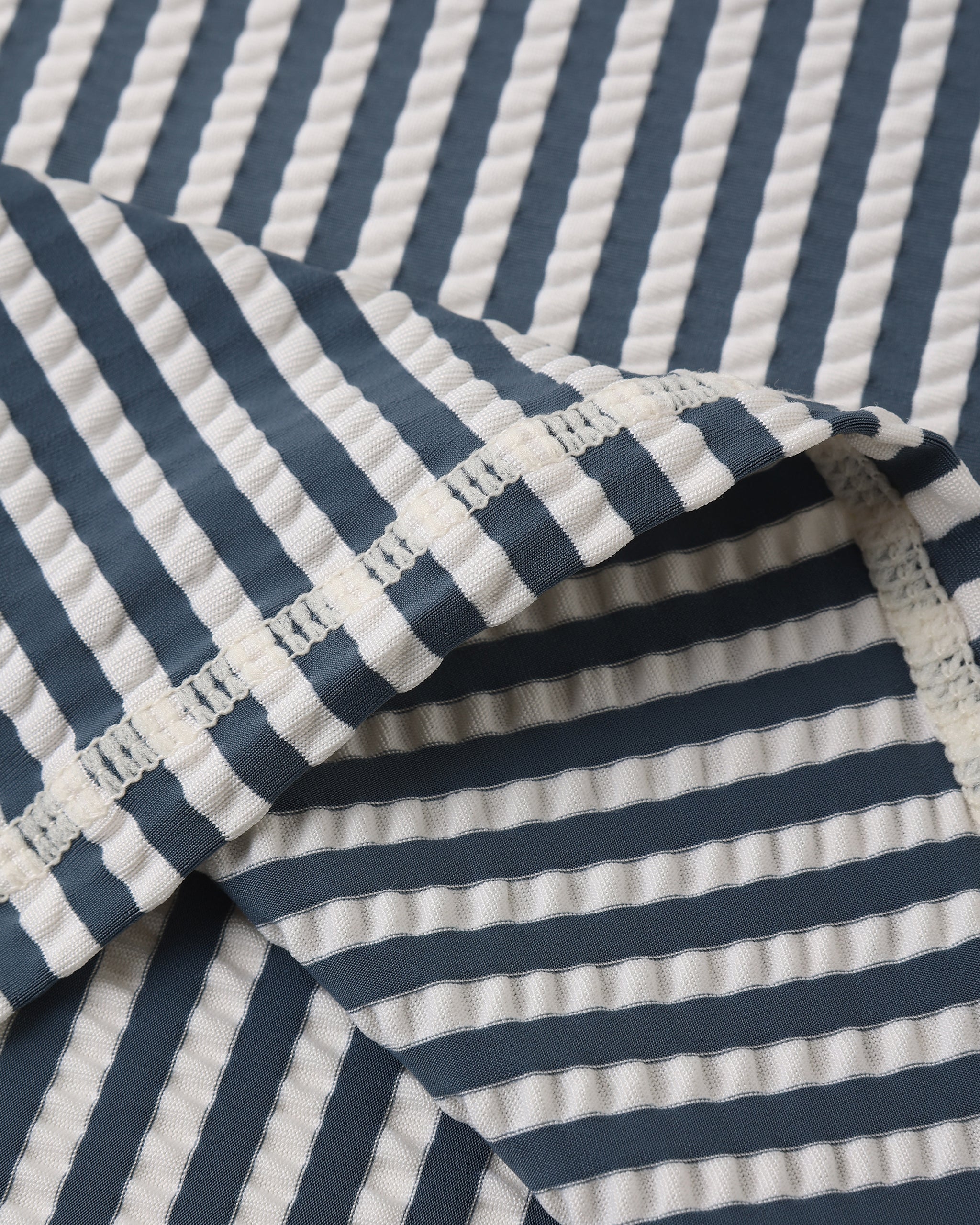 Rylee + Cru Maryn Rashguard Set - Navy Stripe