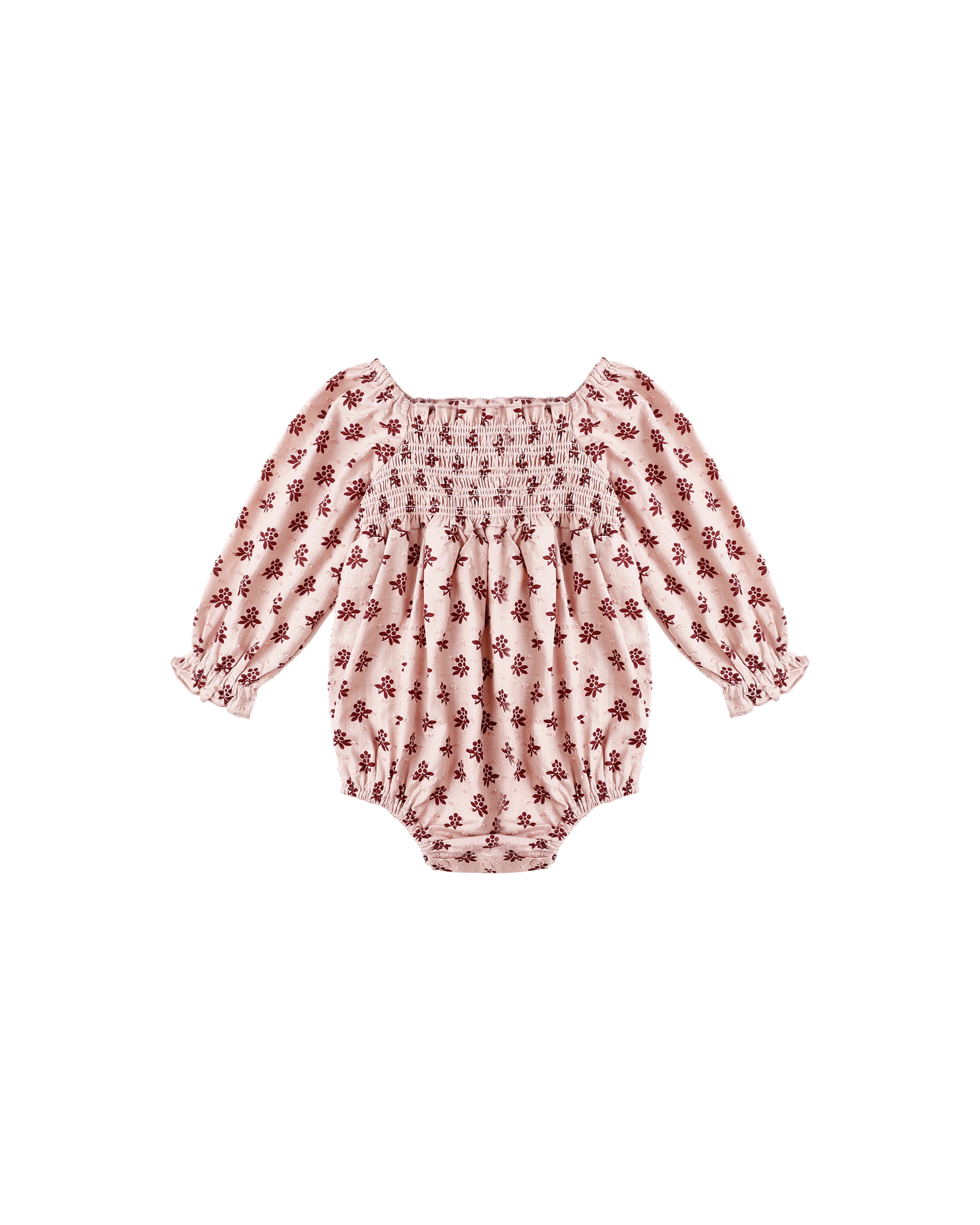 Rylee + Cru Adelaide Romper - Blush Fleur