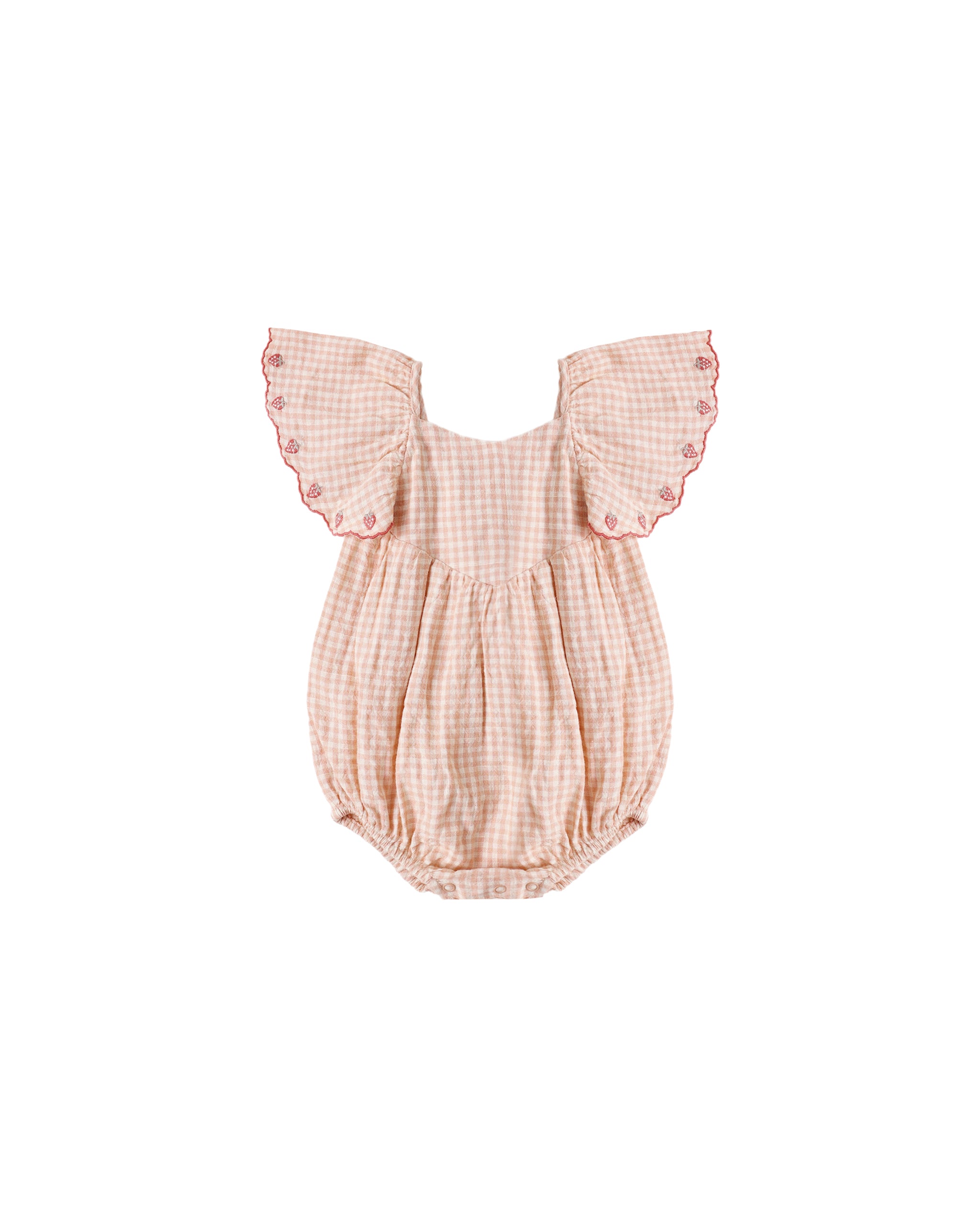 Rylee + Cru Roxy Romper - Petal Gingham