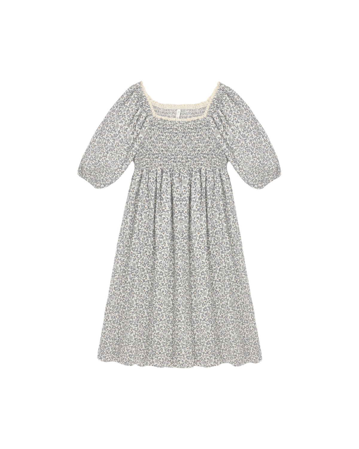 Rylee + Cru Della Dress - Slate Floral