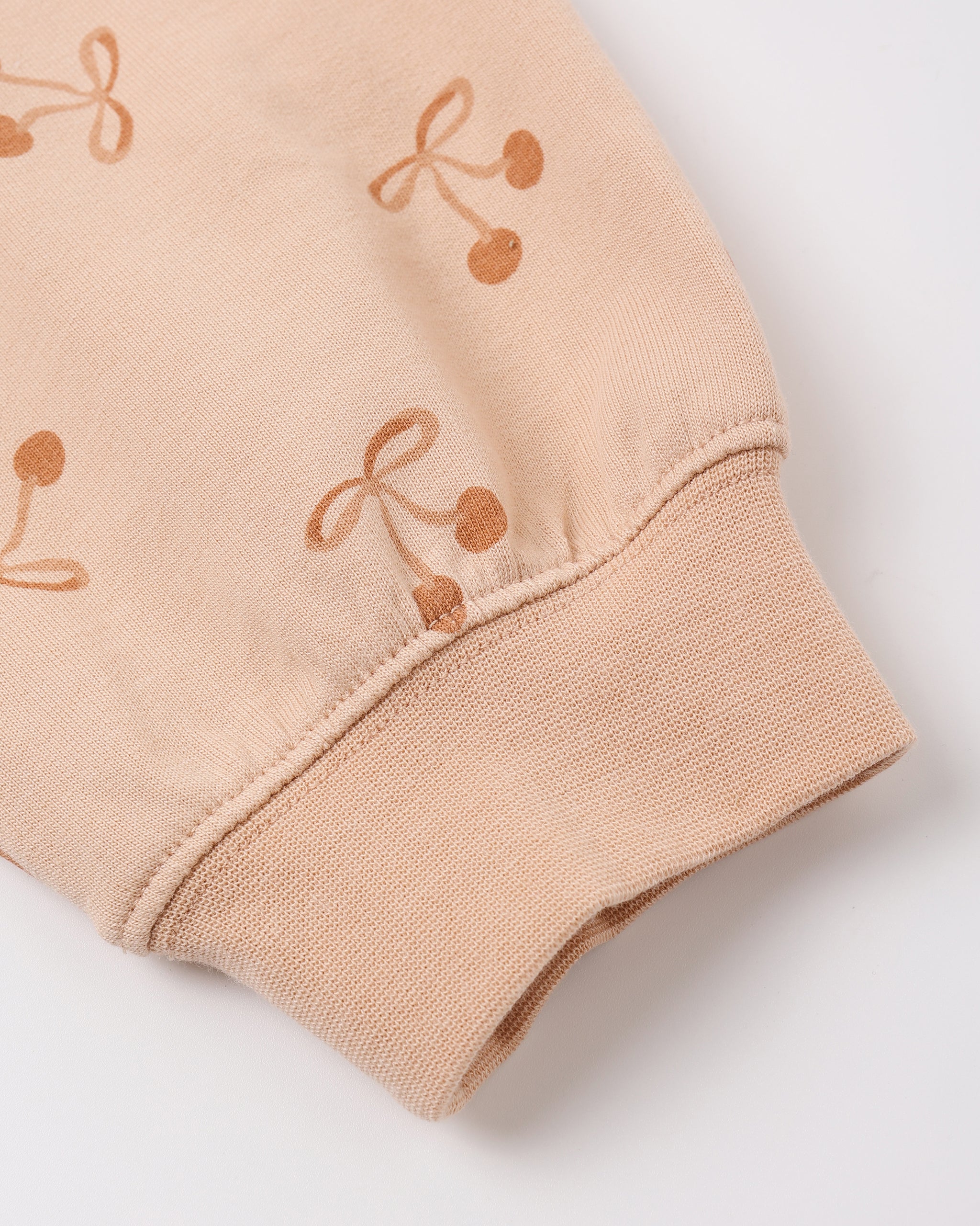 Rylee + Cru Summer Terry Set - Cherry Bows