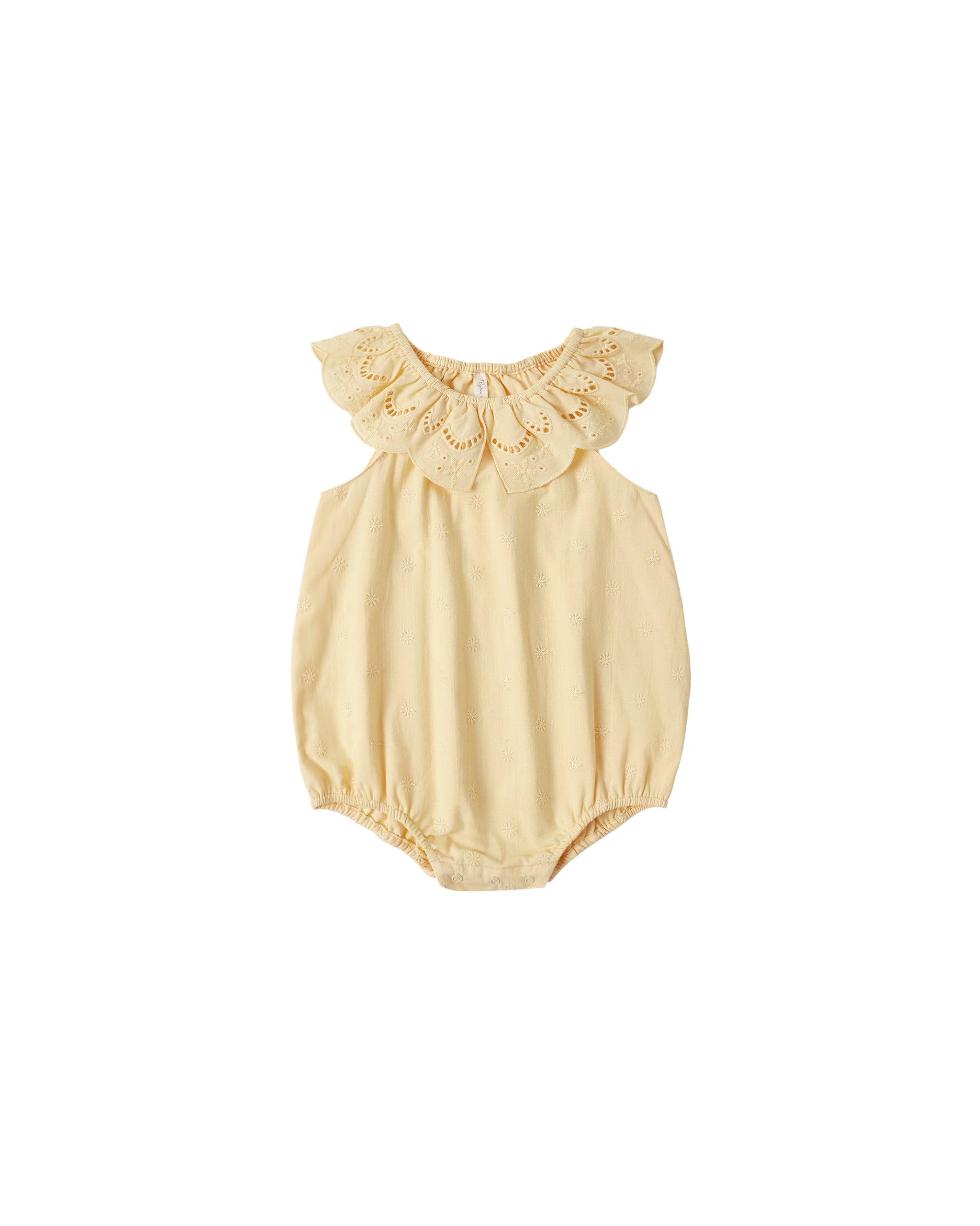 Rylee + Cru Myla Romper - Lemon