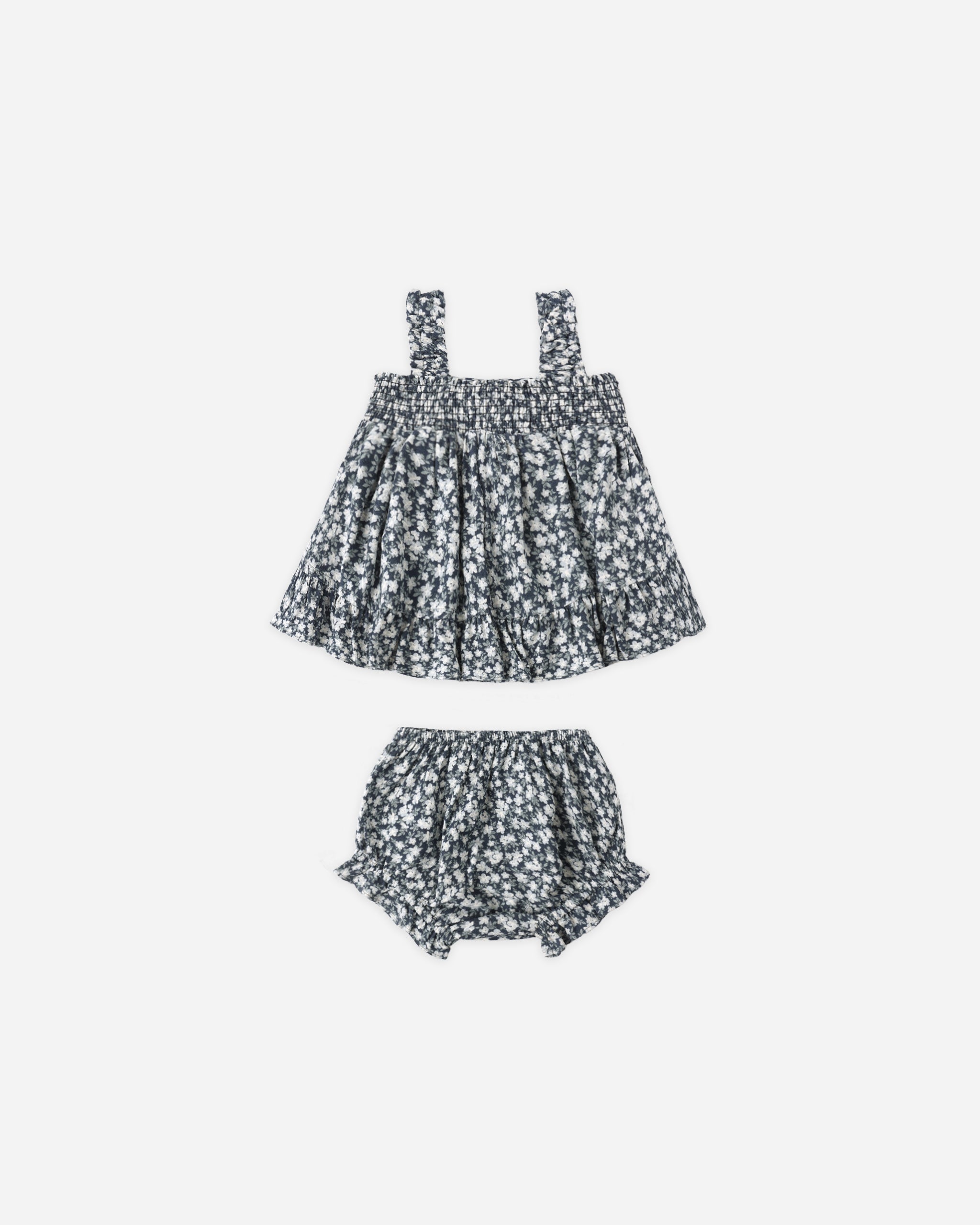 Rylee + Cru Lala Set - Navy Floral