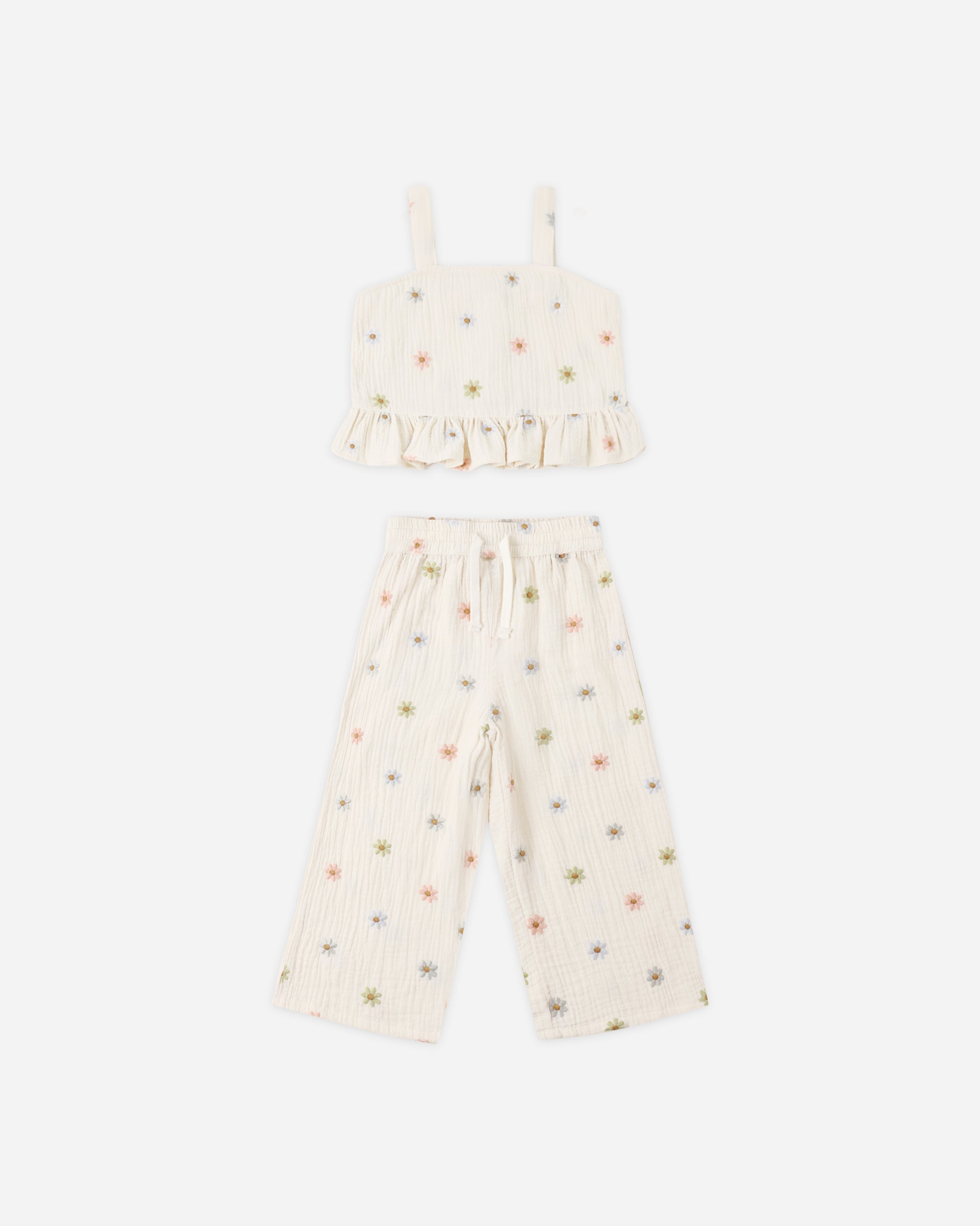 Rylee + Cru Kayli Set - Embroidered Daisies