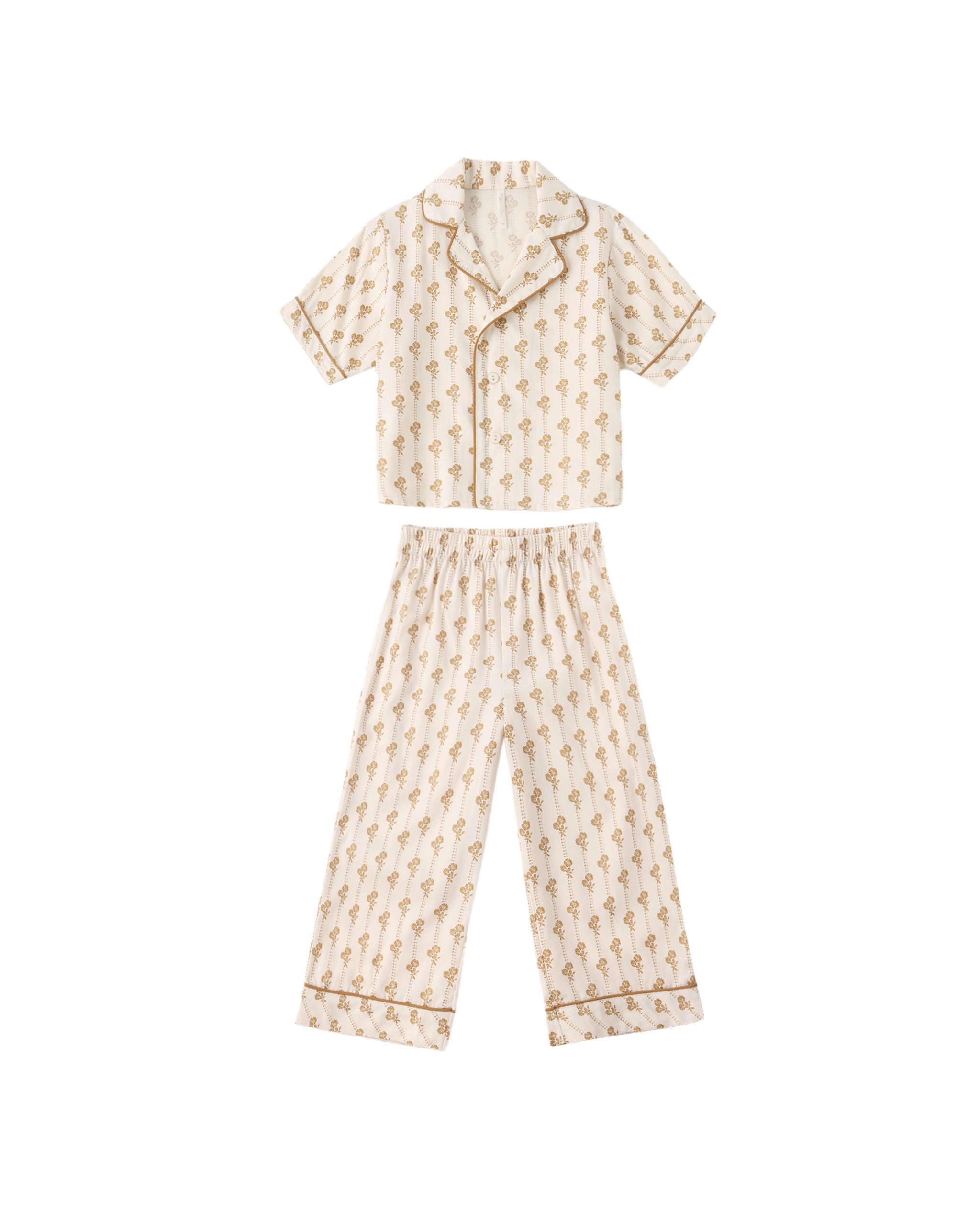 Rylee + Cru Woven Pajama Set - Golden Bloom