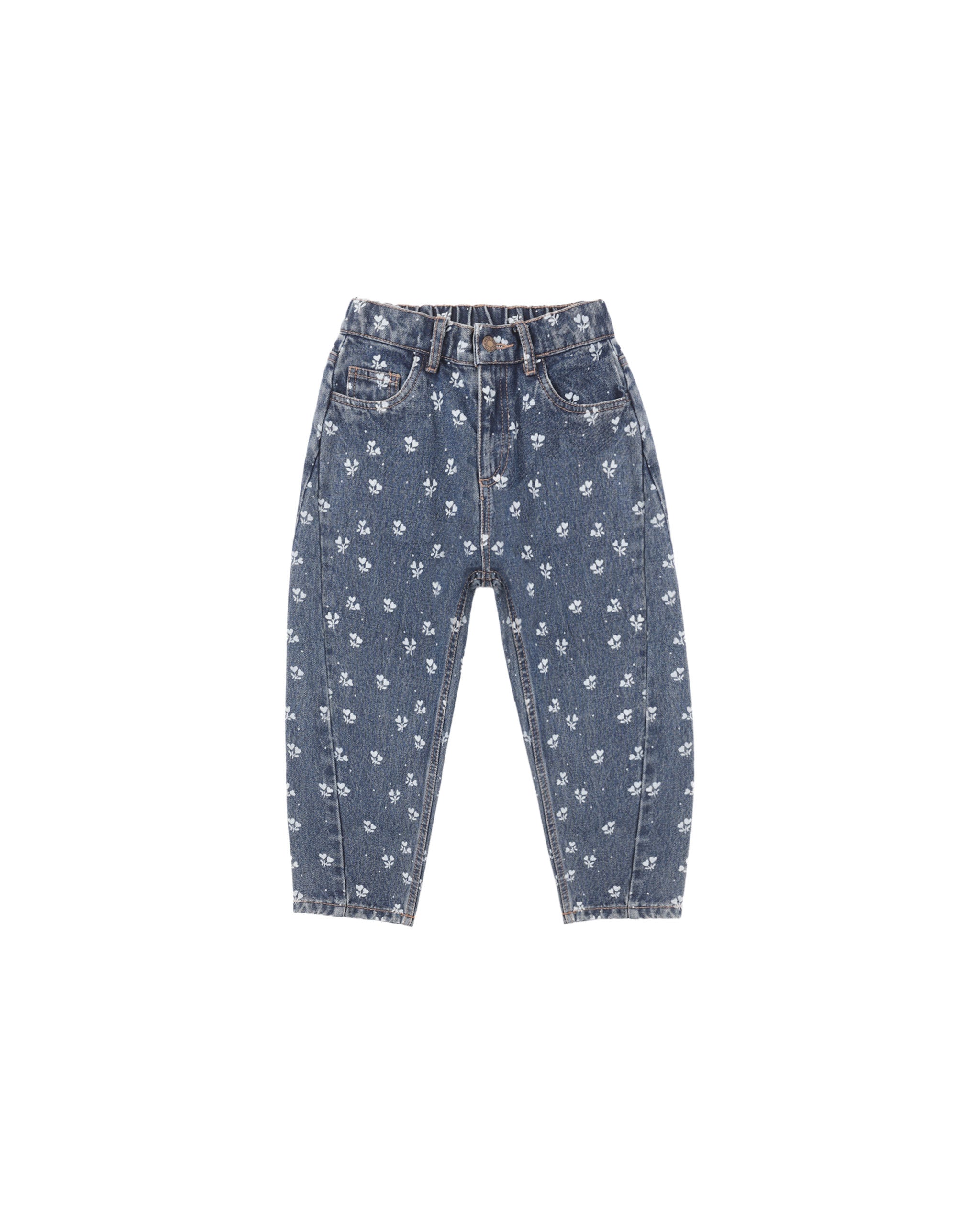 Rylee + Cru Barrel Pant - Heart Ditsy